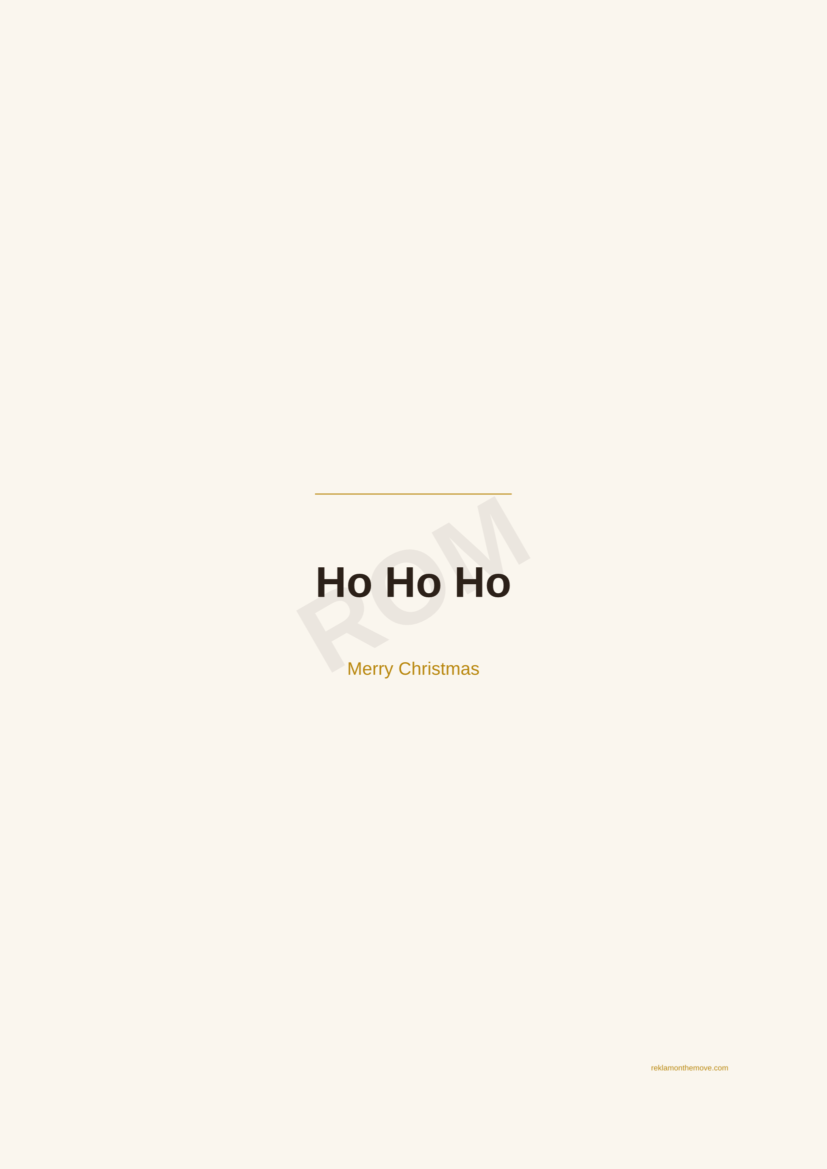 Ho Ho Ho · Espresso — ROM dijital ürün önizlemesi (filigranlı)