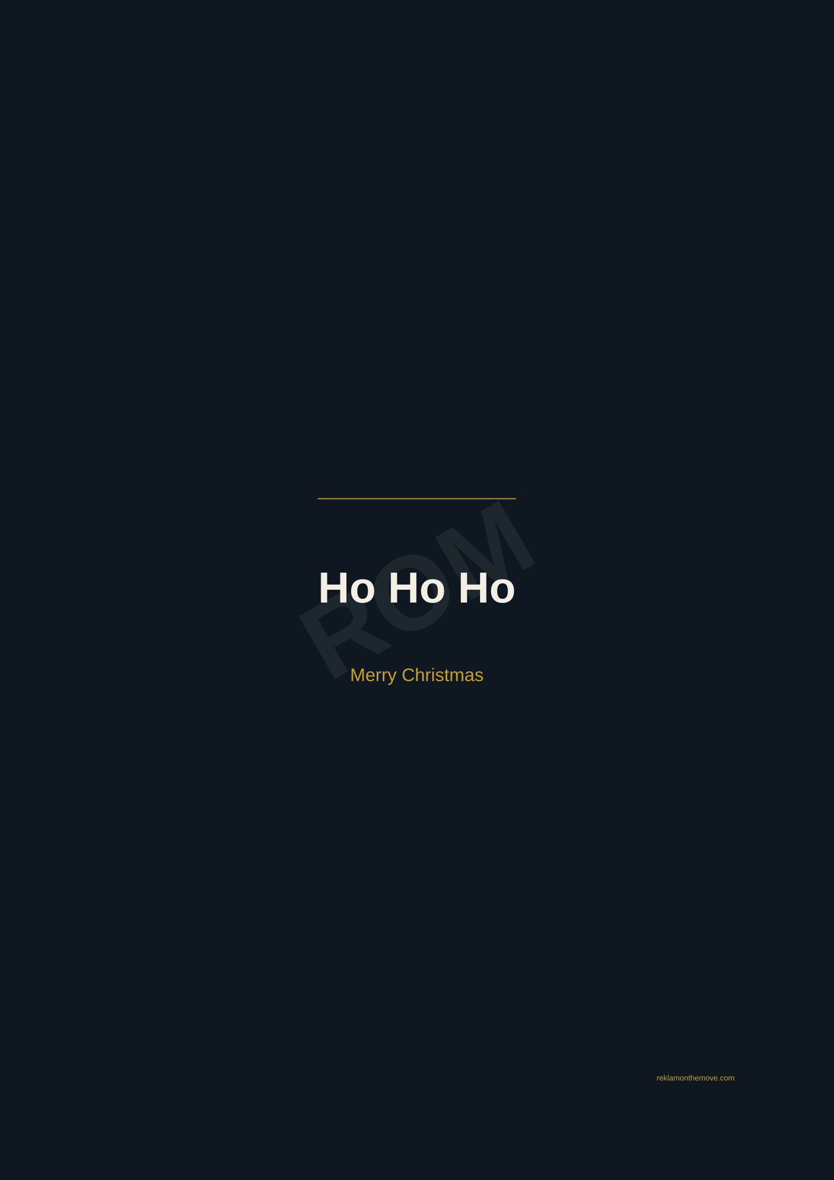 Ho Ho Ho · Gece — ROM dijital ürün önizlemesi (filigranlı)