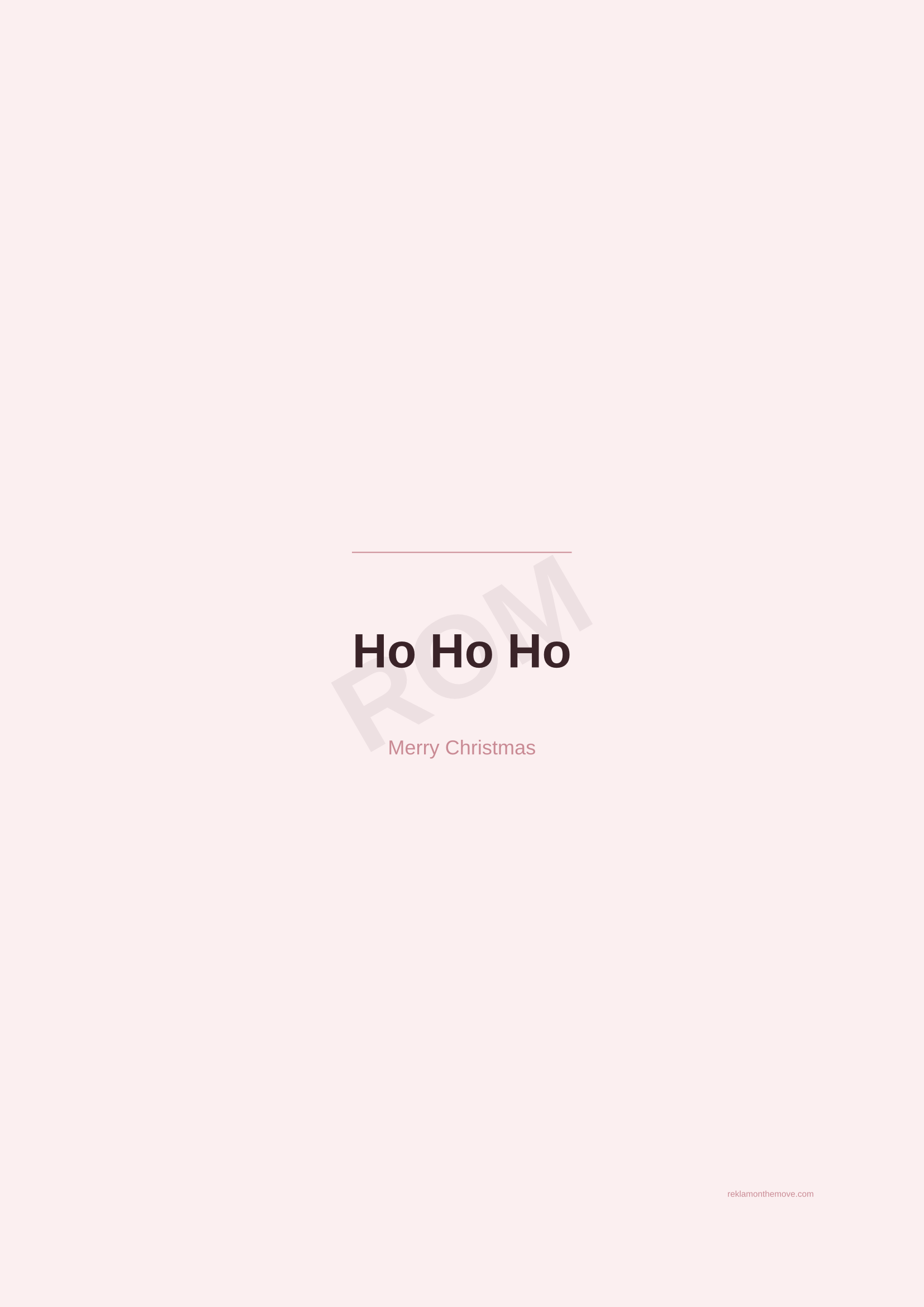 Ho Ho Ho · Gül — ROM dijital ürün önizlemesi (filigranlı)