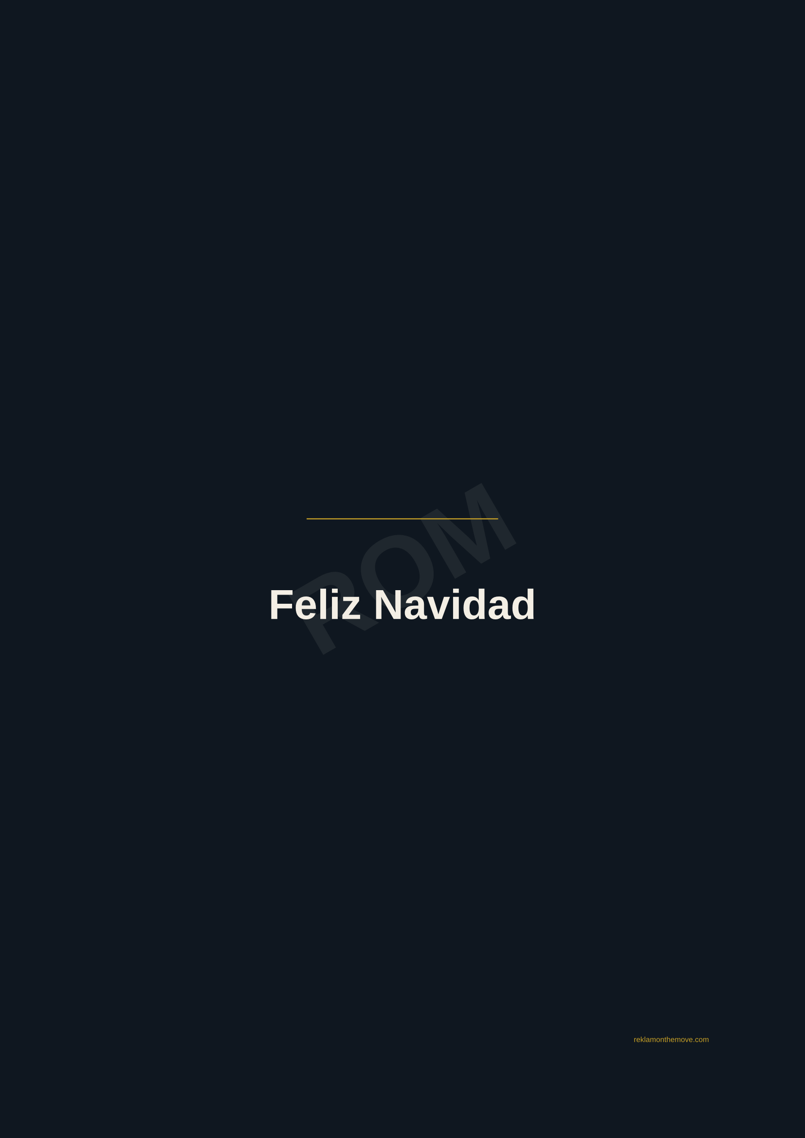 Feliz Navidad · Gece — ROM dijital ürün önizlemesi (filigranlı)