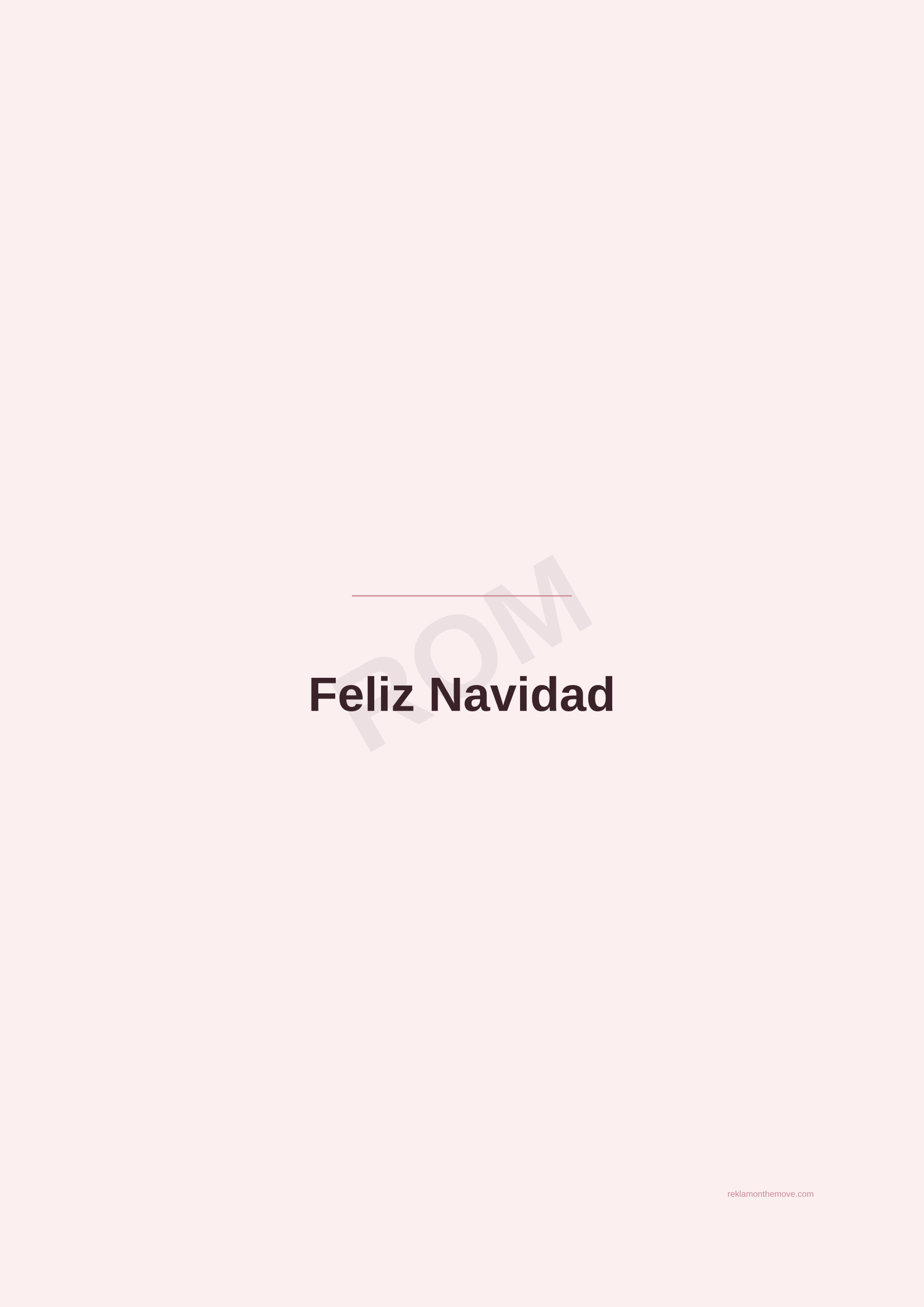 Feliz Navidad · Gül — ROM dijital ürün önizlemesi (filigranlı)