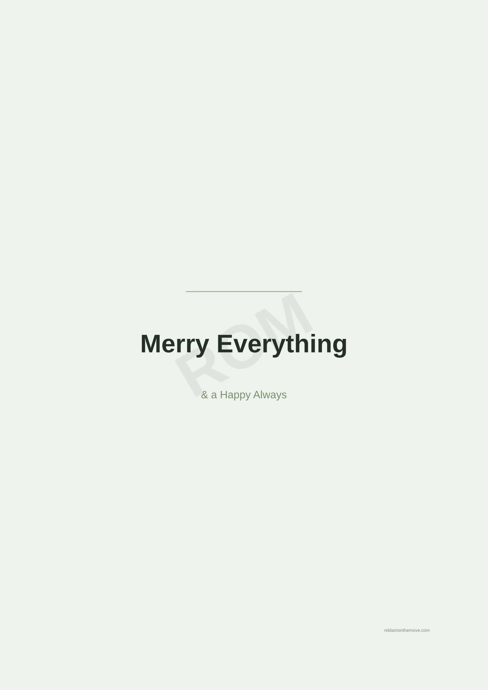 Merry Everything · Adaçayı — ROM dijital ürün önizlemesi (filigranlı)