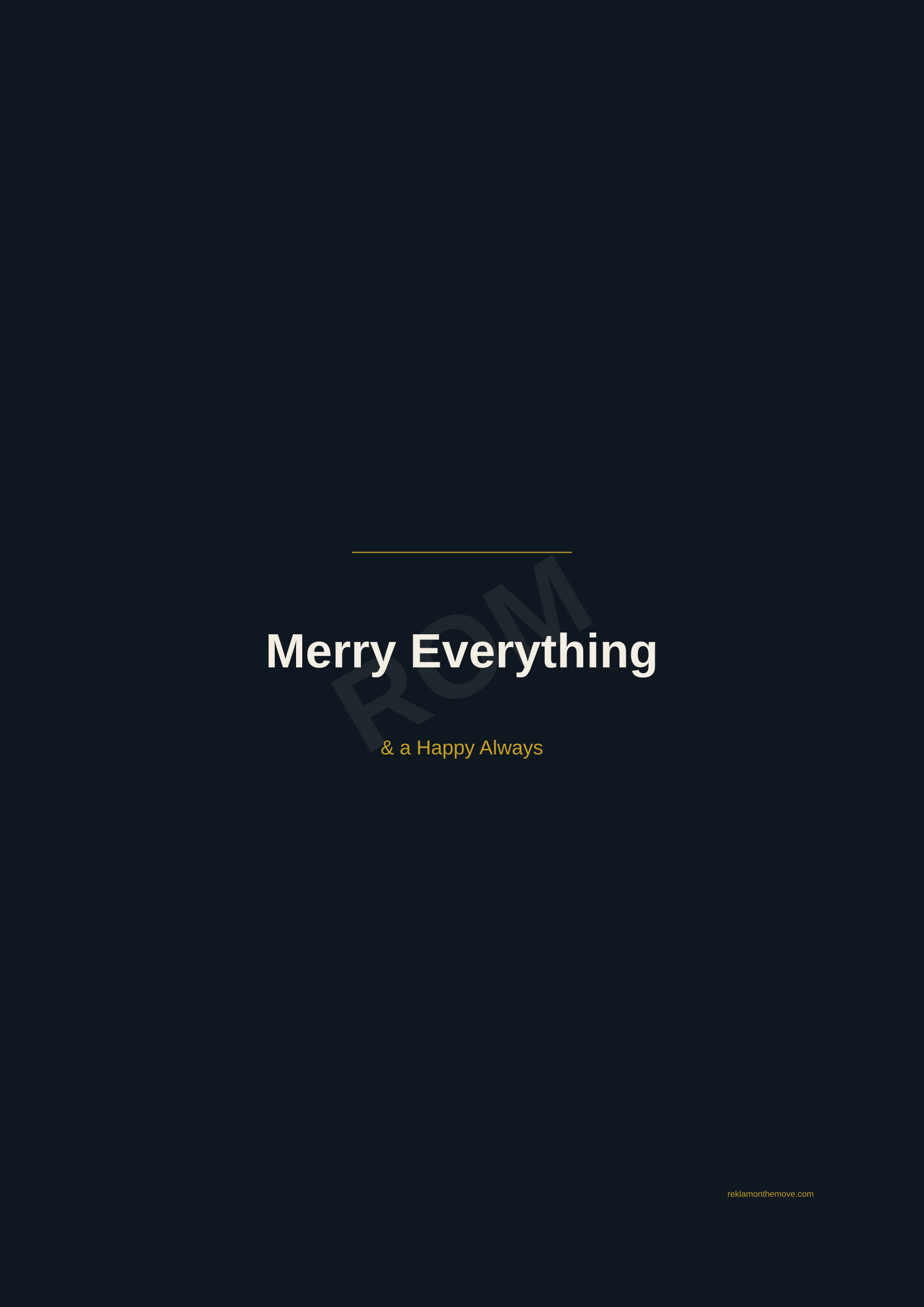 Merry Everything · Gece — ROM dijital ürün önizlemesi (filigranlı)