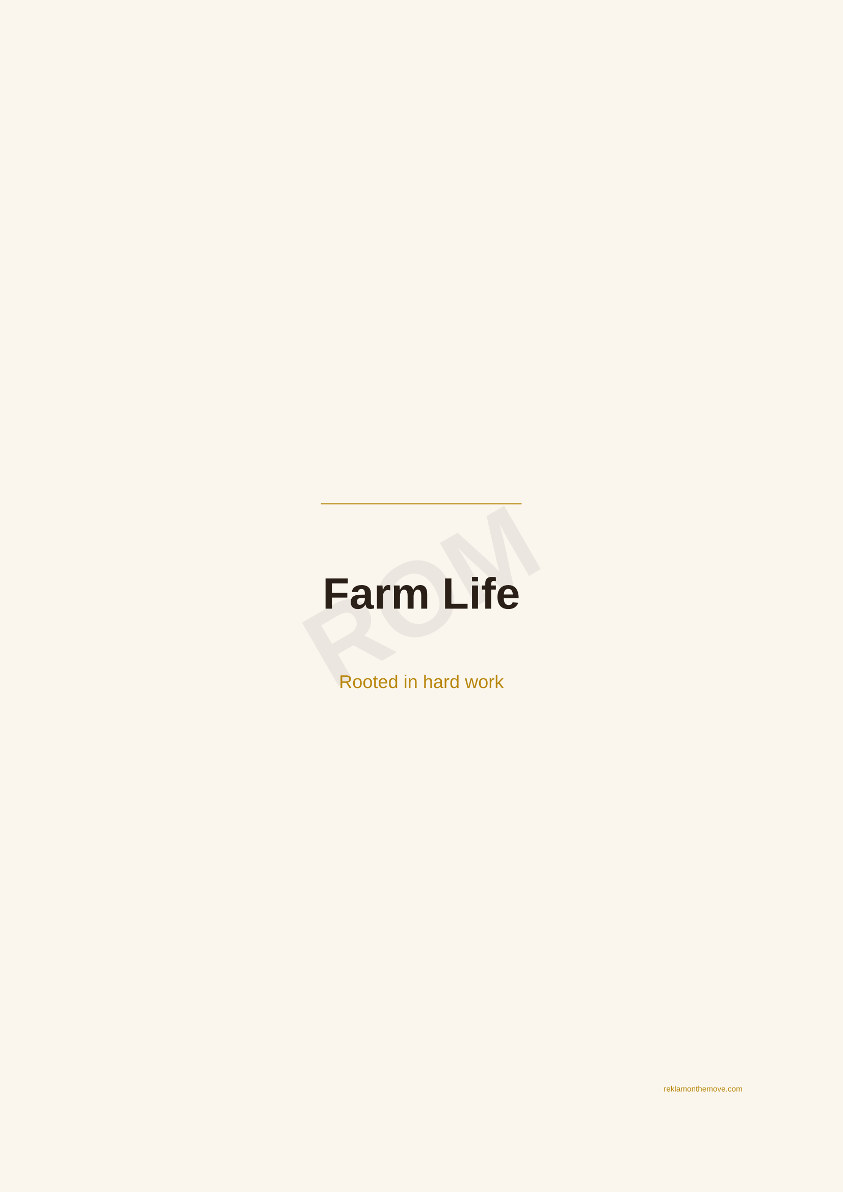 Farm Life · Espresso — ROM dijital ürün önizlemesi (filigranlı)