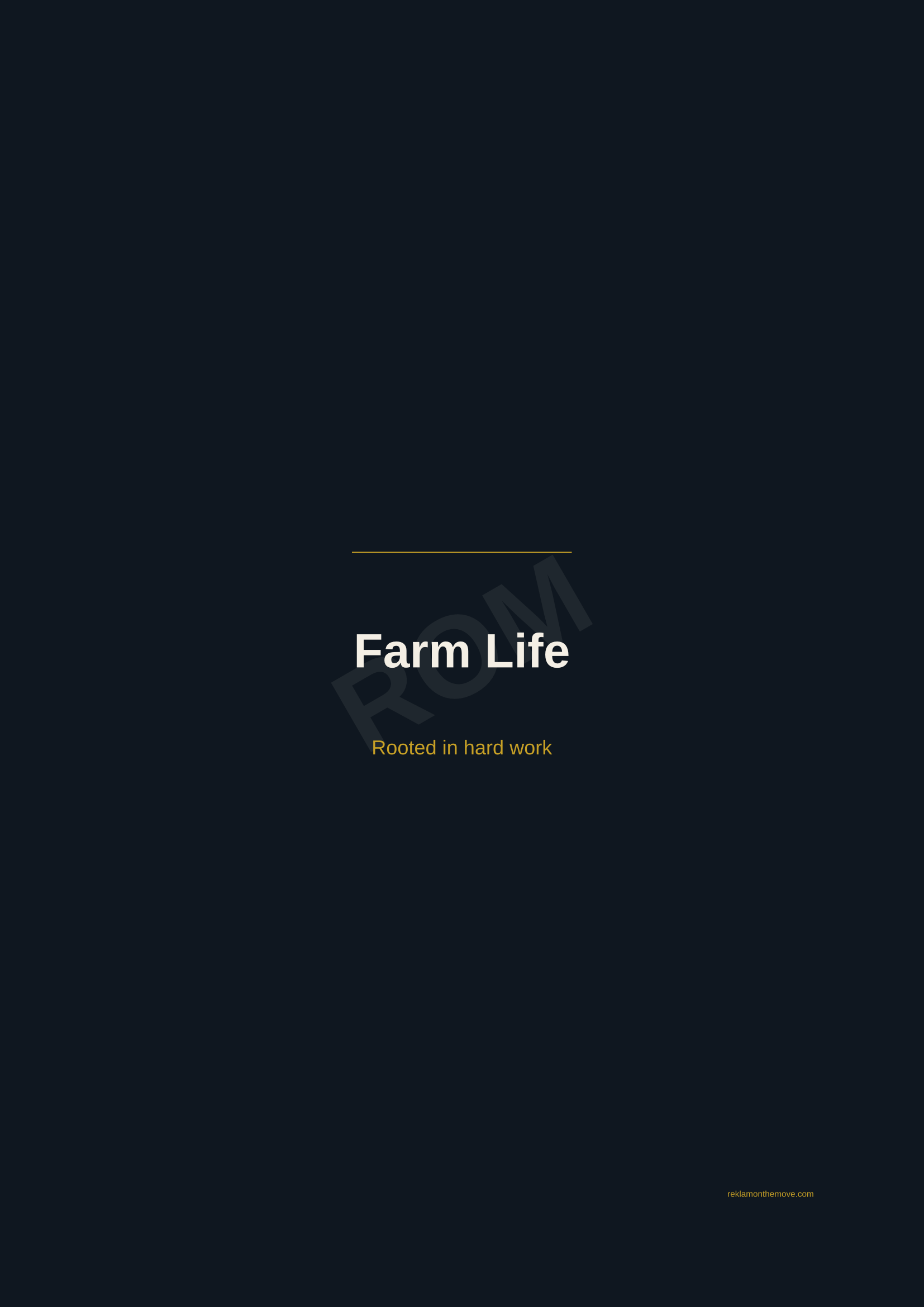 Farm Life · Gece — ROM dijital ürün önizlemesi (filigranlı)
