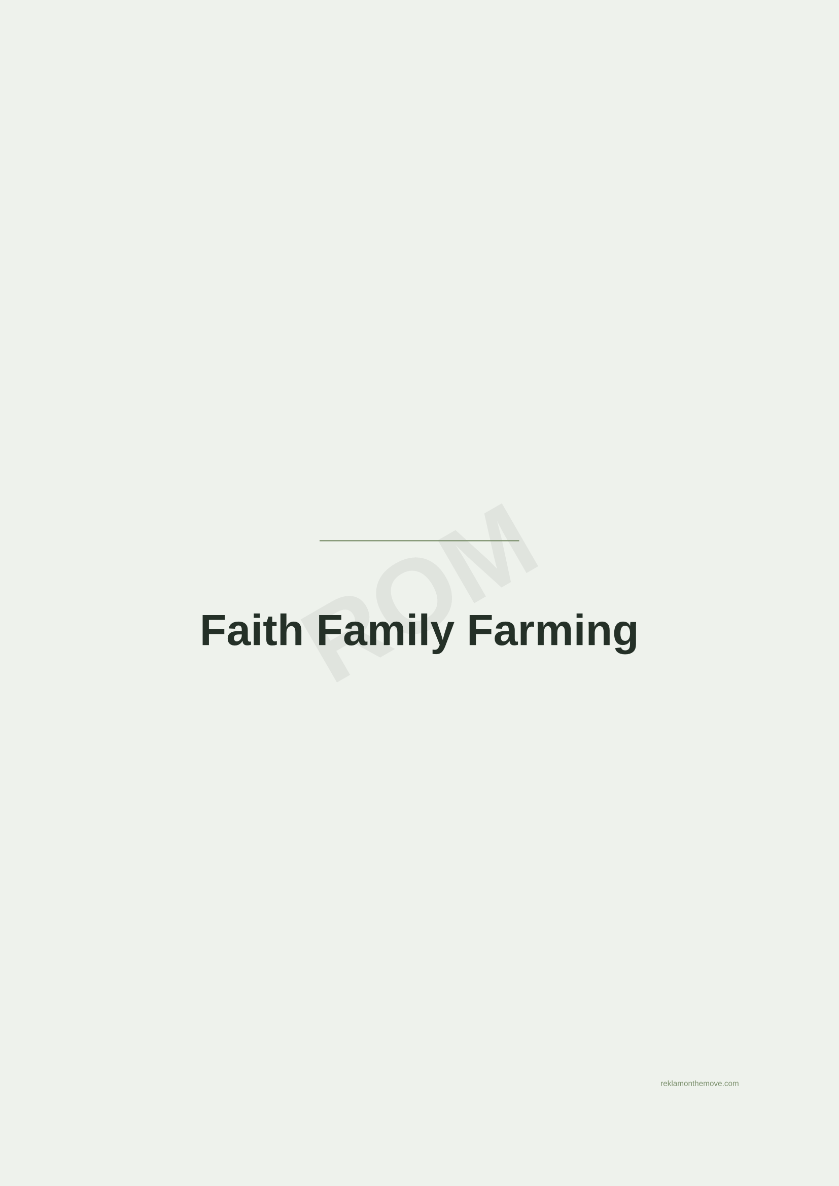 Faith Family Farming · Adaçayı — ROM dijital ürün önizlemesi (filigranlı)