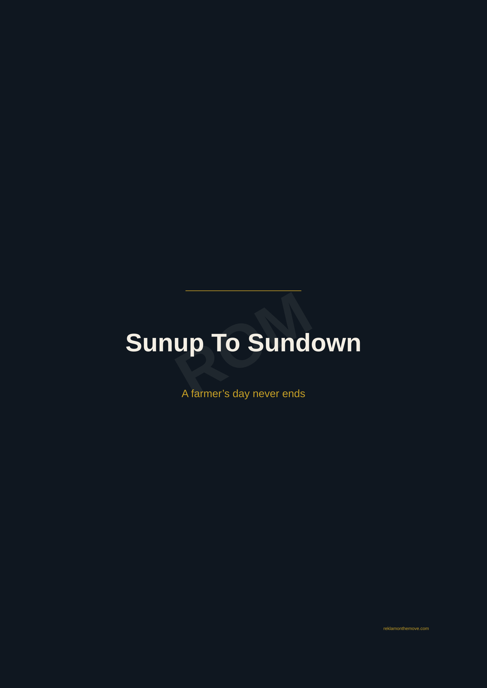 Sunup To Sundown · Gece — ROM dijital ürün önizlemesi (filigranlı)