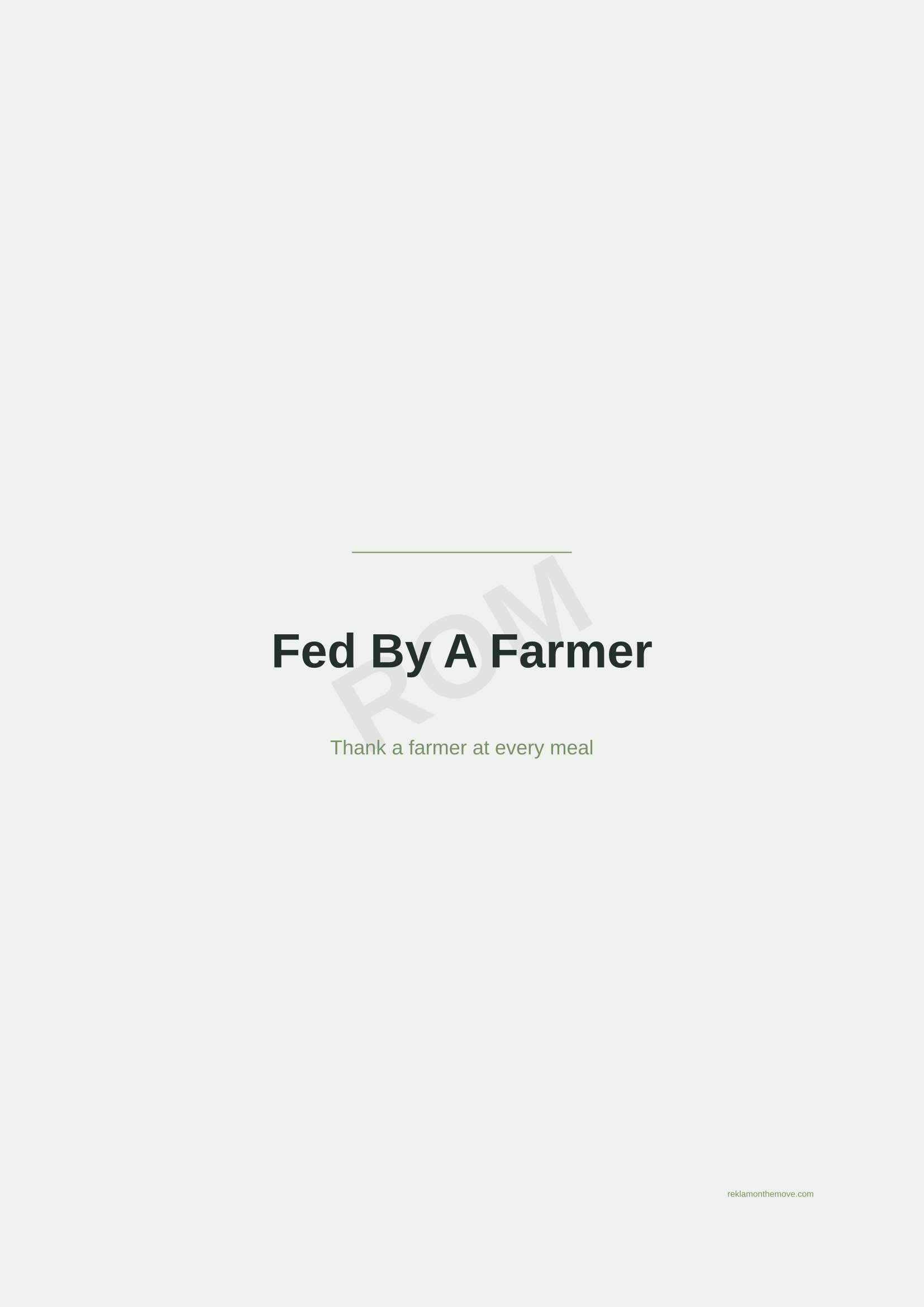 Fed By A Farmer · Adaçayı — ROM dijital ürün önizlemesi (filigranlı)
