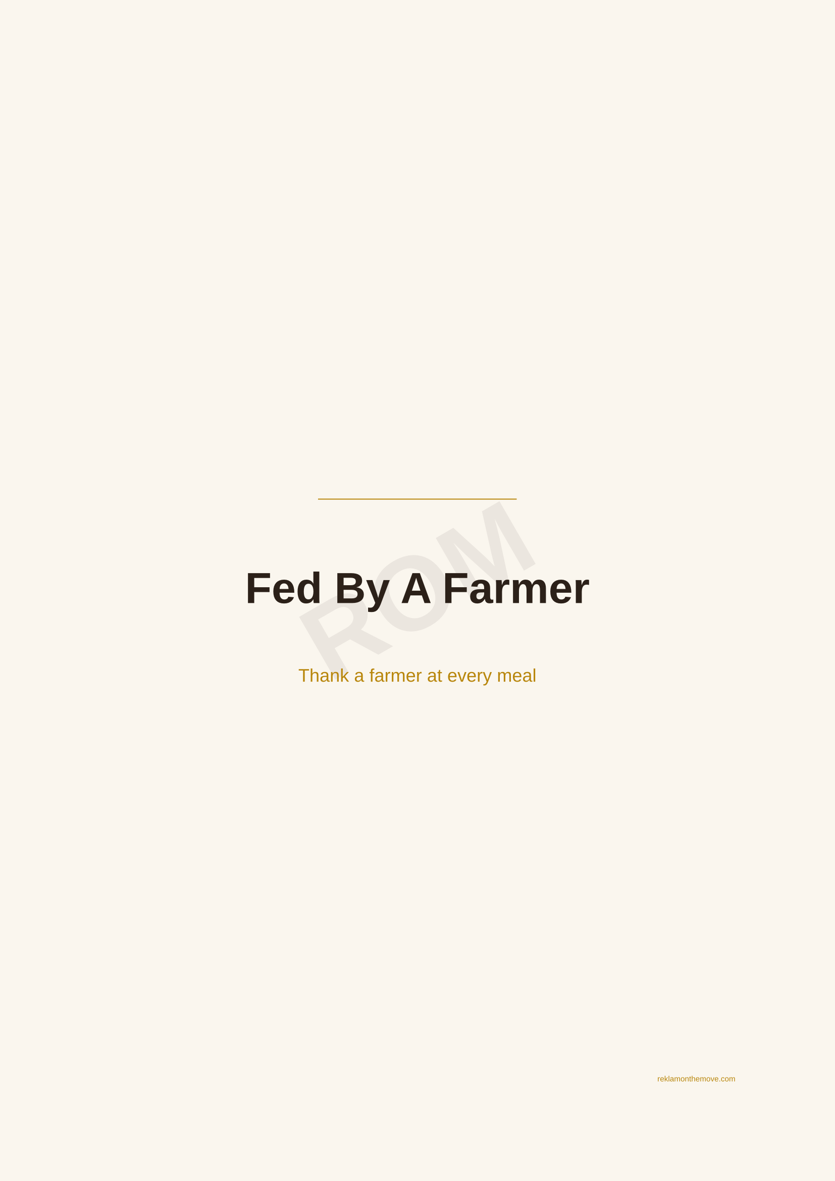 Fed By A Farmer · Espresso — ROM dijital ürün önizlemesi (filigranlı)