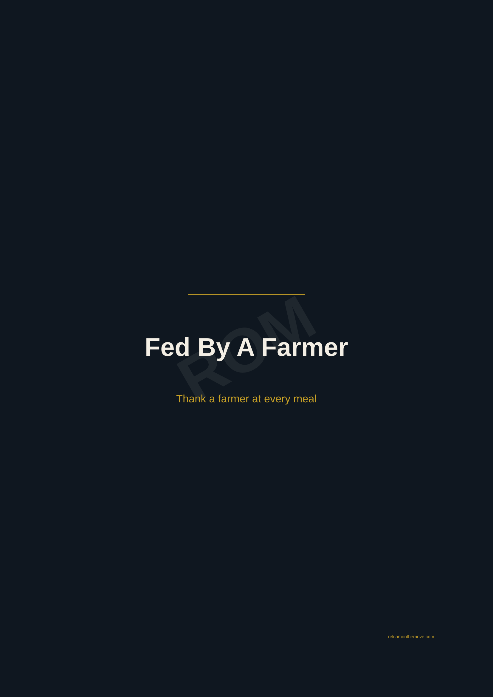 Fed By A Farmer · Gece — ROM dijital ürün önizlemesi (filigranlı)