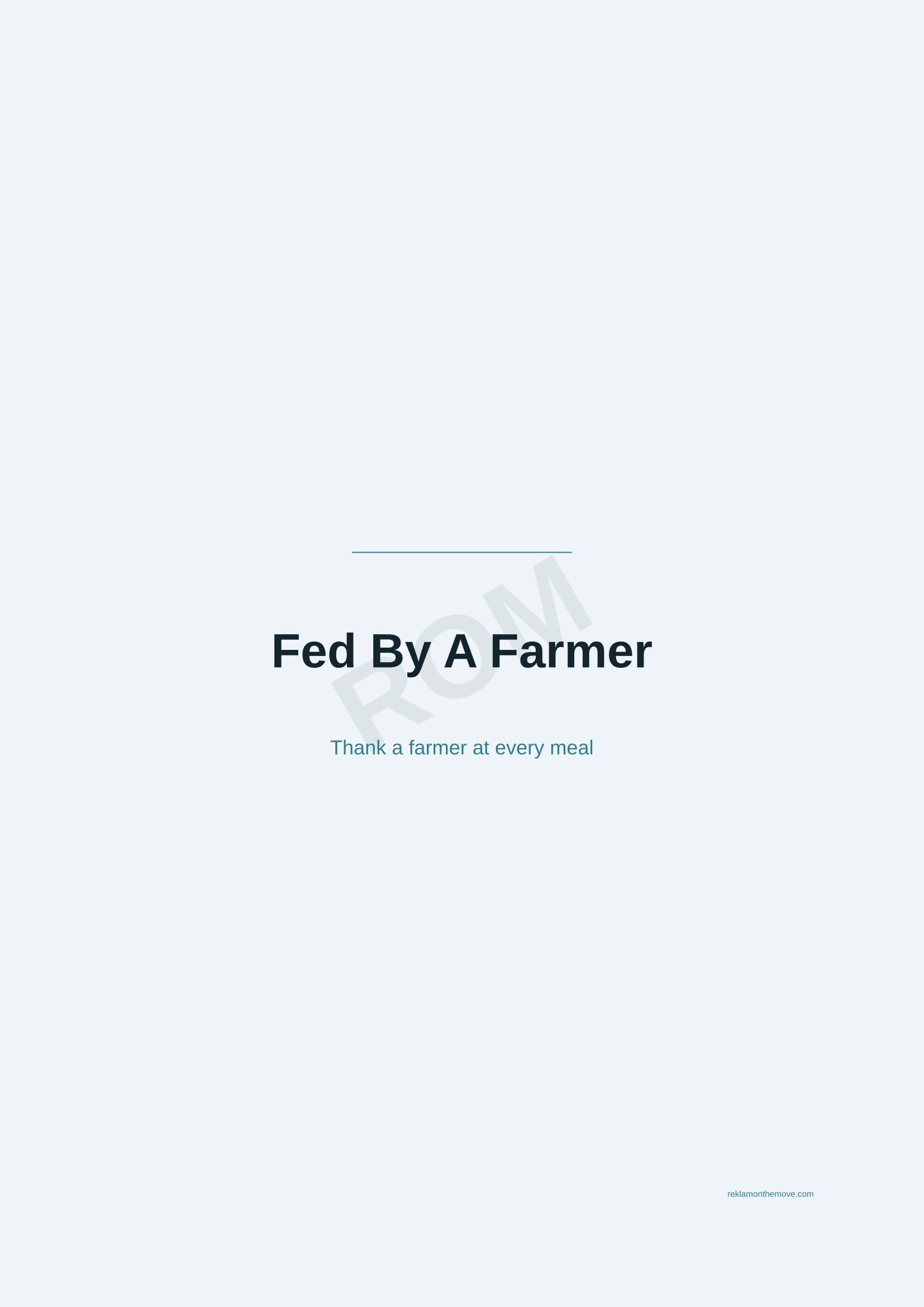 Fed By A Farmer · Okyanus — ROM dijital ürün önizlemesi (filigranlı)