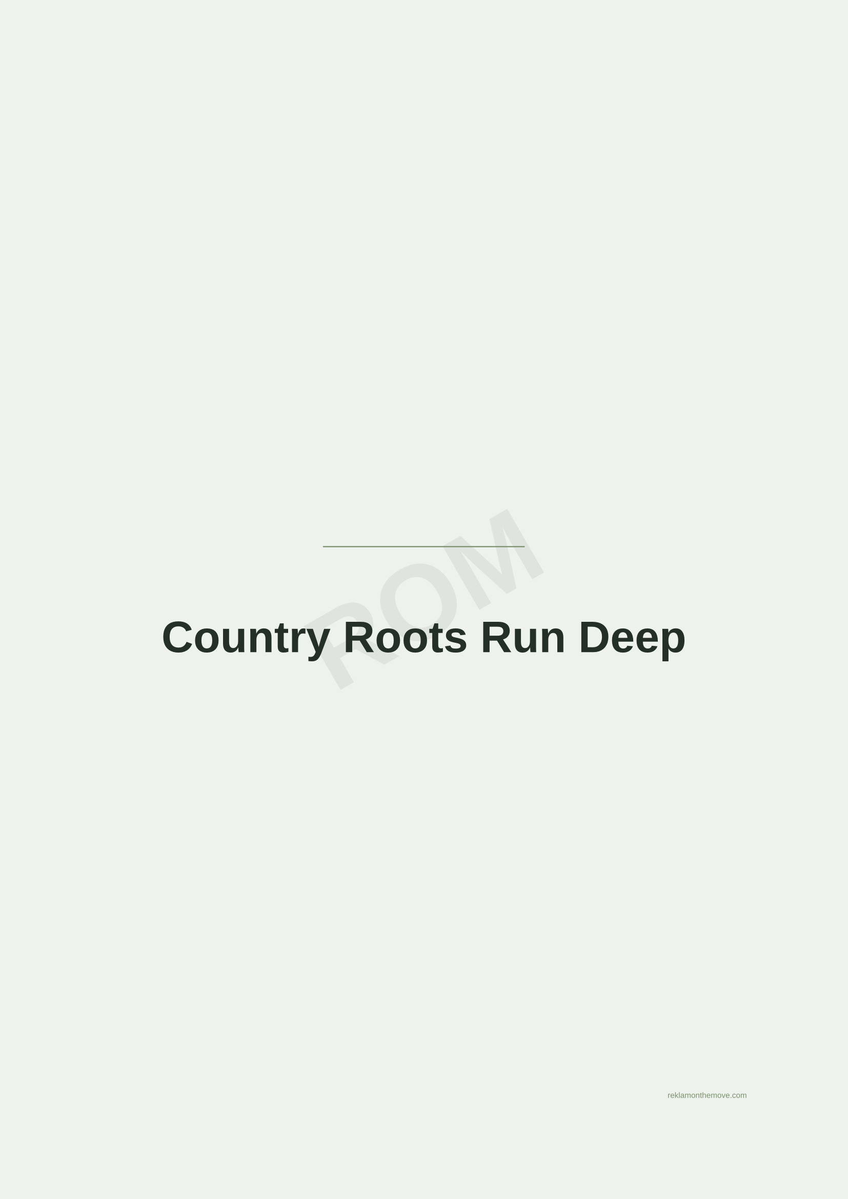 Country Roots Run Deep · Adaçayı — ROM dijital ürün önizlemesi (filigranlı)