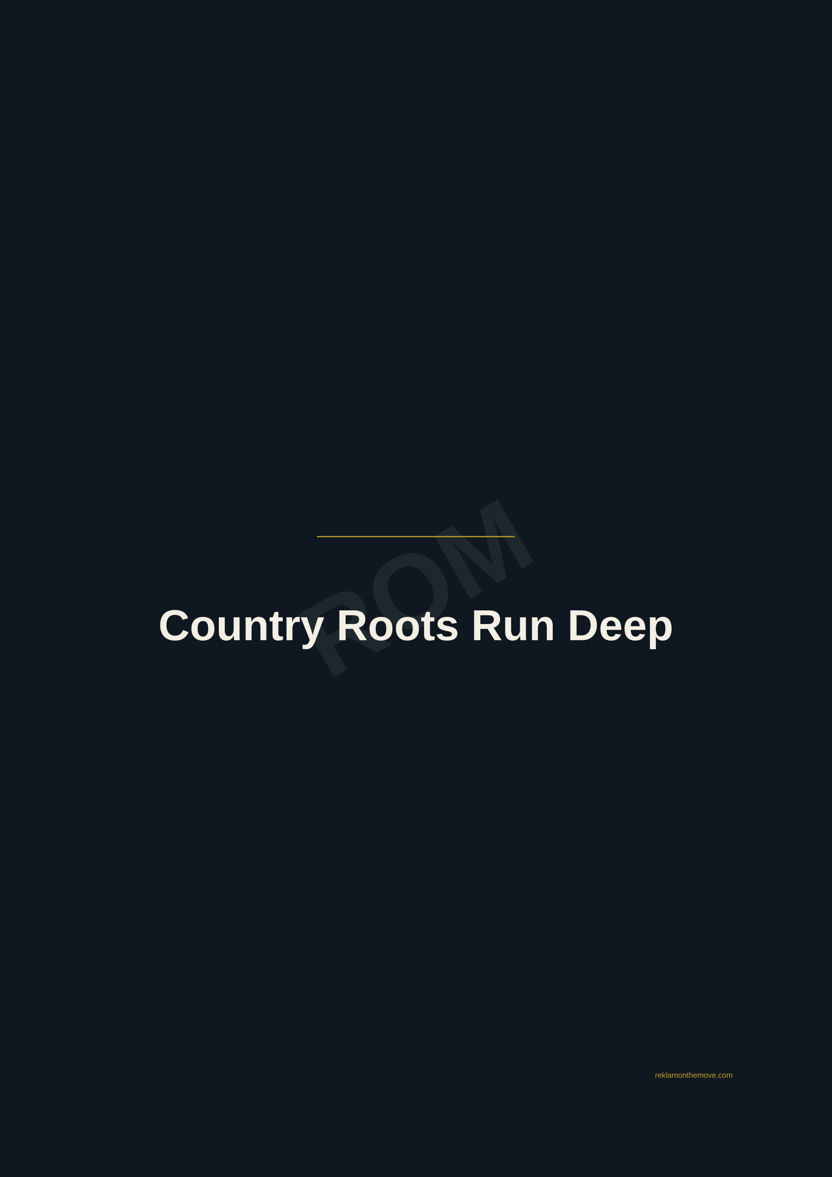 Country Roots Run Deep · Gece — ROM dijital ürün önizlemesi (filigranlı)