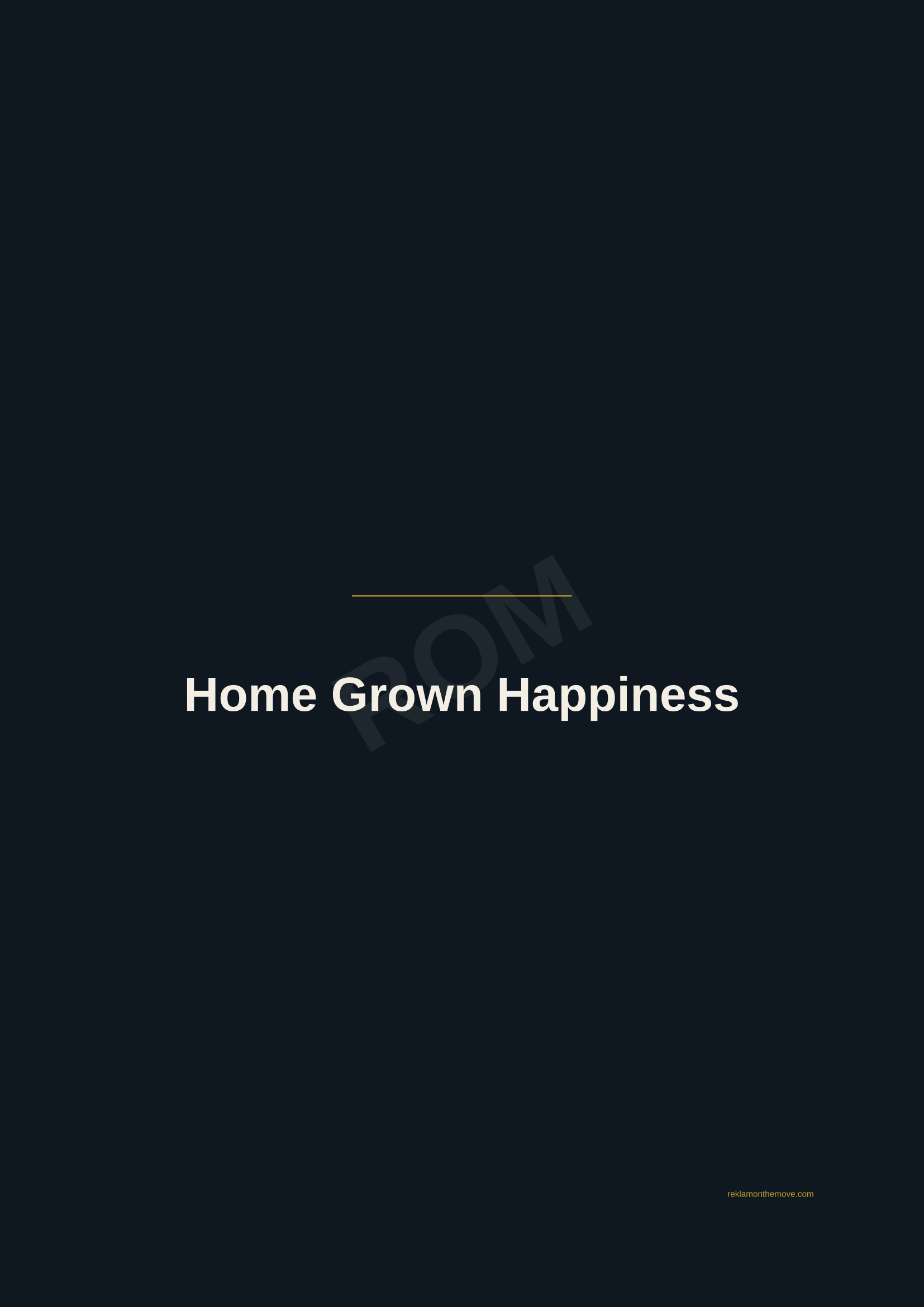 Home Grown Happiness · Gece — ROM dijital ürün önizlemesi (filigranlı)