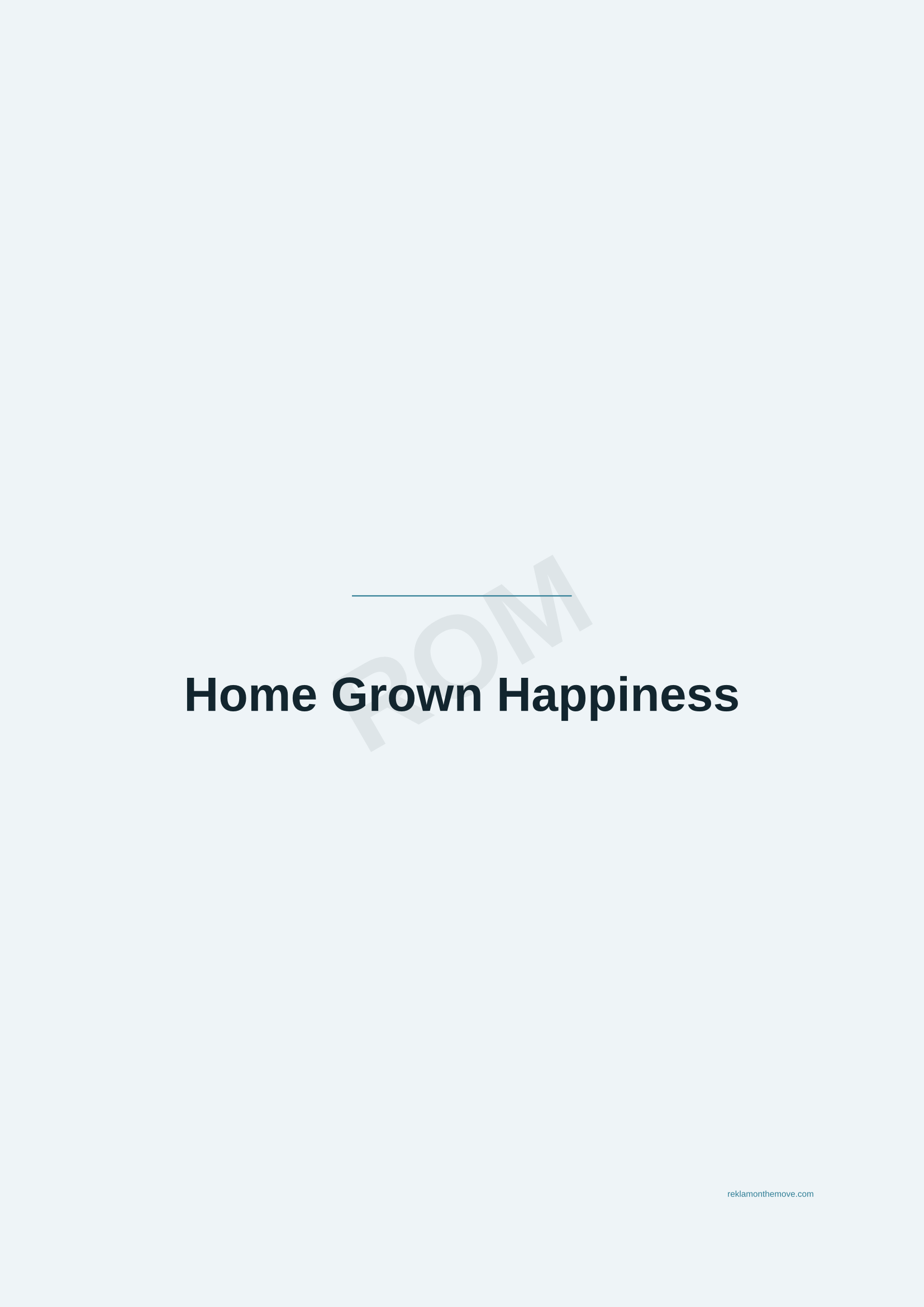 Home Grown Happiness · Okyanus — ROM dijital ürün önizlemesi (filigranlı)