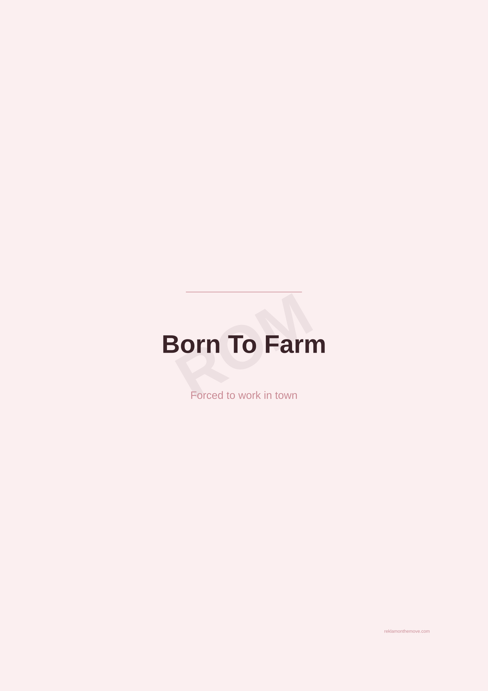 Born To Farm · Gül — ROM dijital ürün önizlemesi (filigranlı)