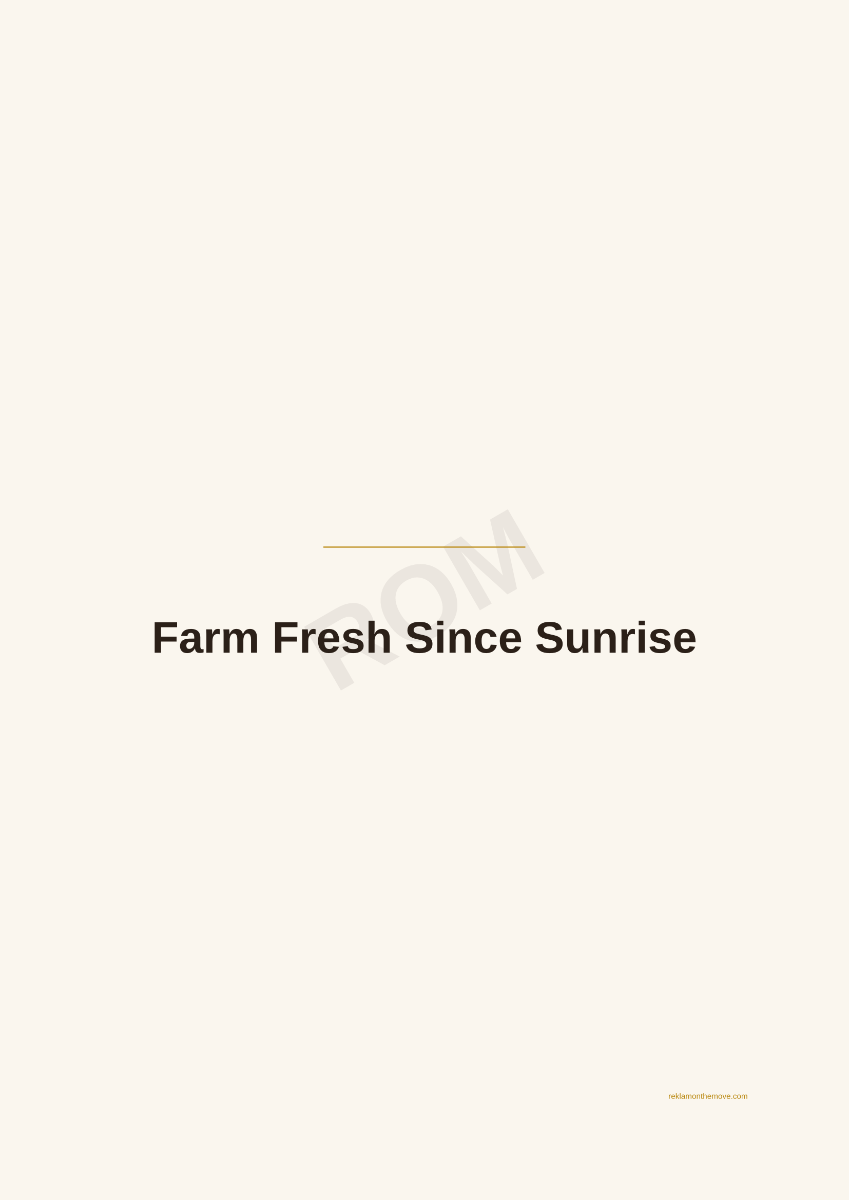Farm Fresh Since Sunrise · Espresso — ROM dijital ürün önizlemesi (filigranlı)