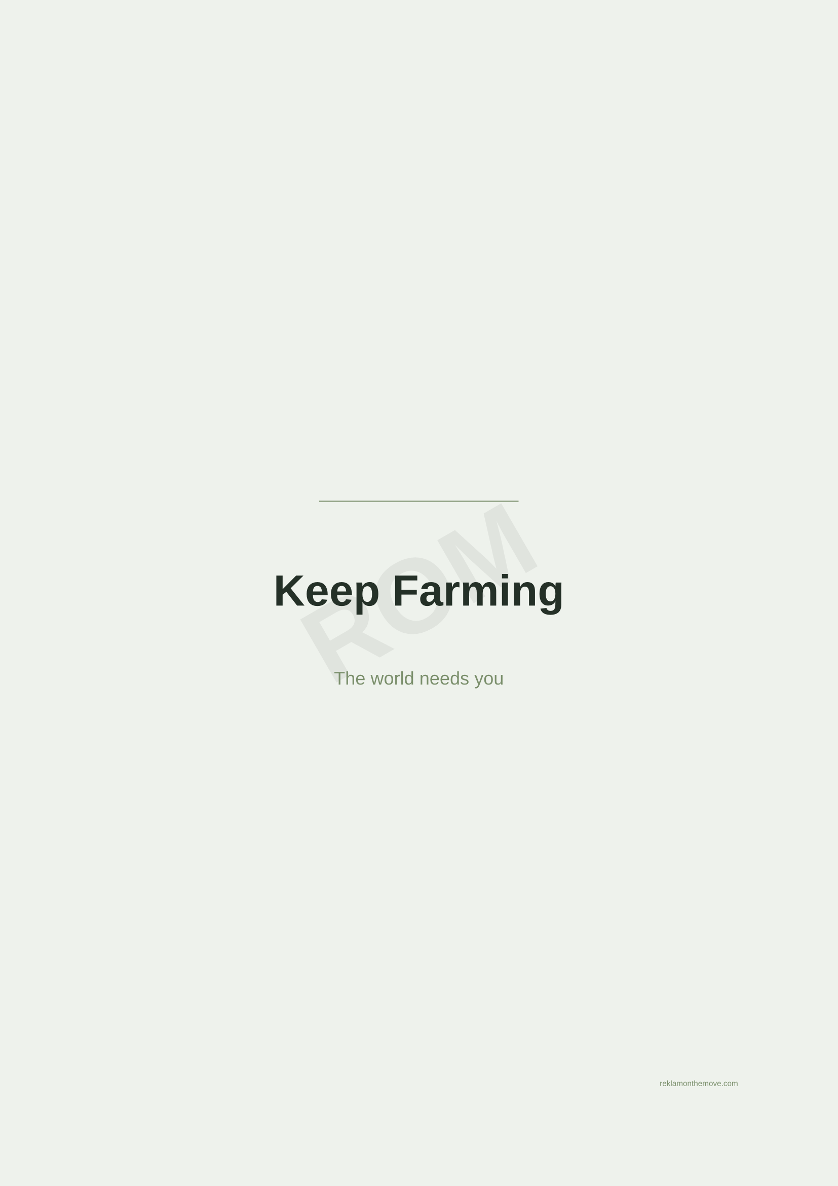 Keep Farming · Adaçayı — ROM dijital ürün önizlemesi (filigranlı)