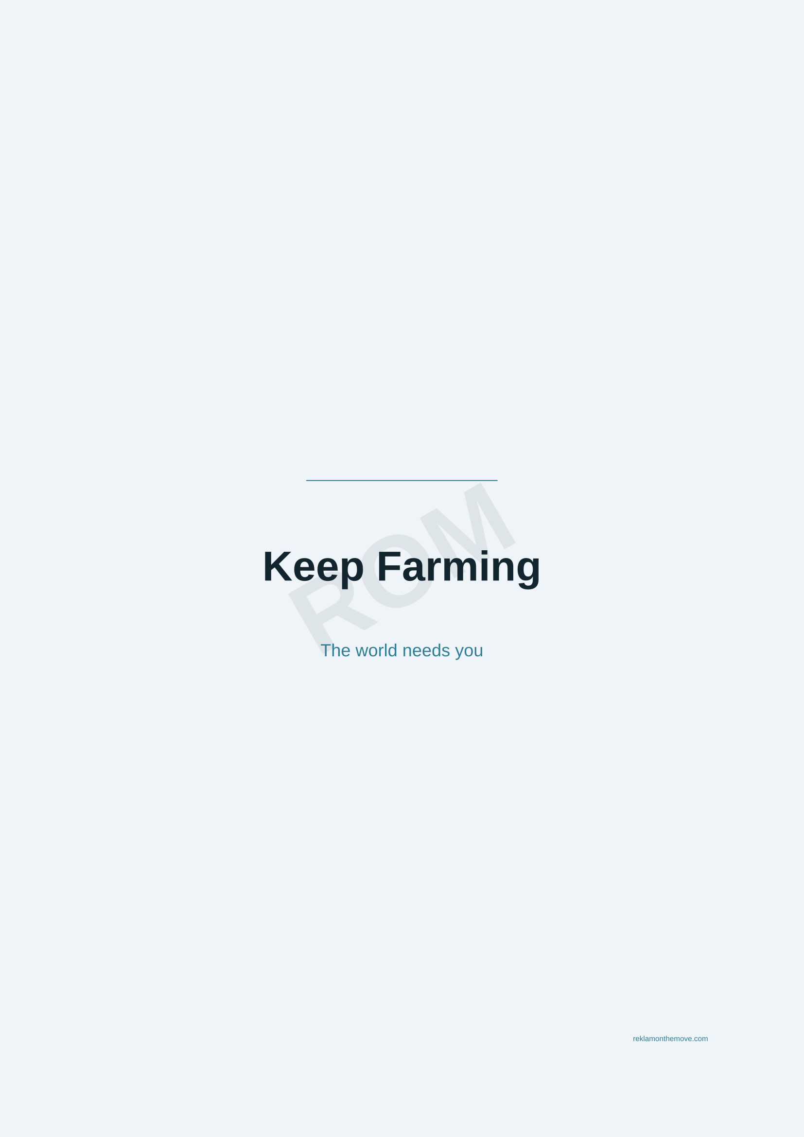 Keep Farming · Okyanus — ROM dijital ürün önizlemesi (filigranlı)