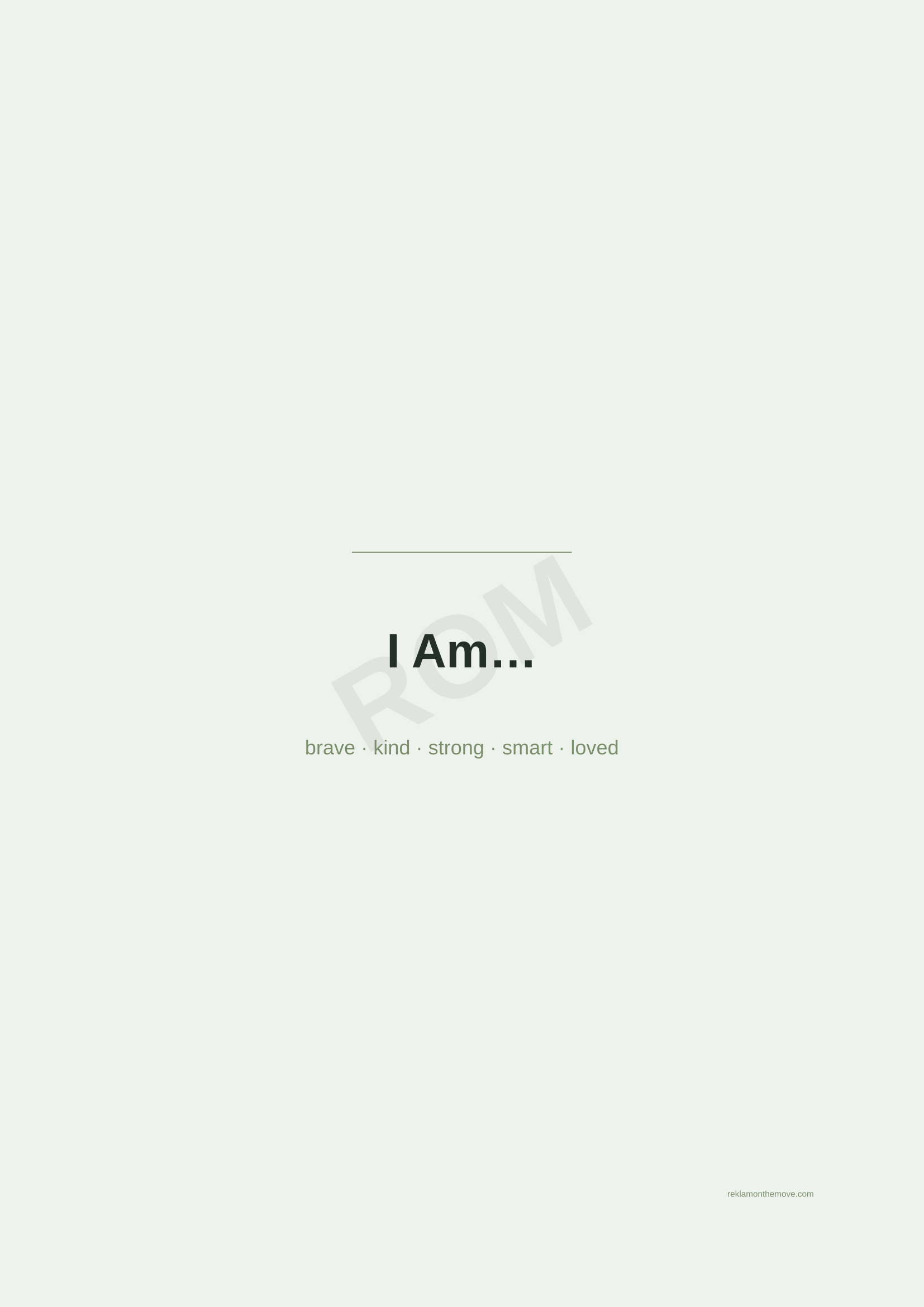 I Am... · Adaçayı — ROM dijital ürün önizlemesi (filigranlı)