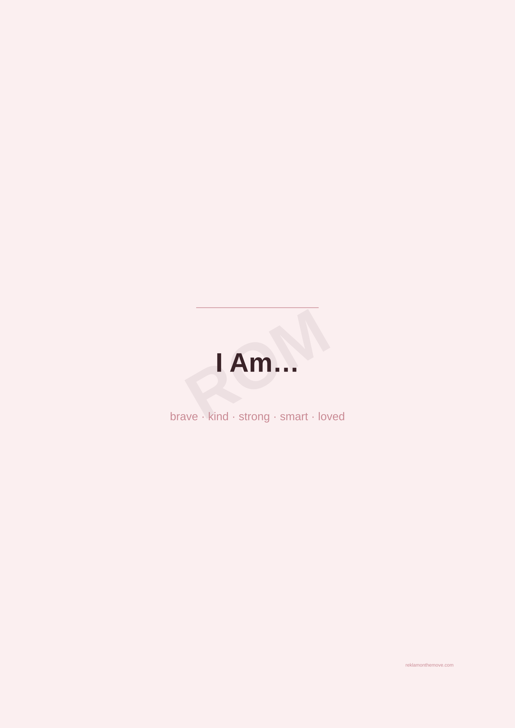 I Am... · Gül — ROM dijital ürün önizlemesi (filigranlı)