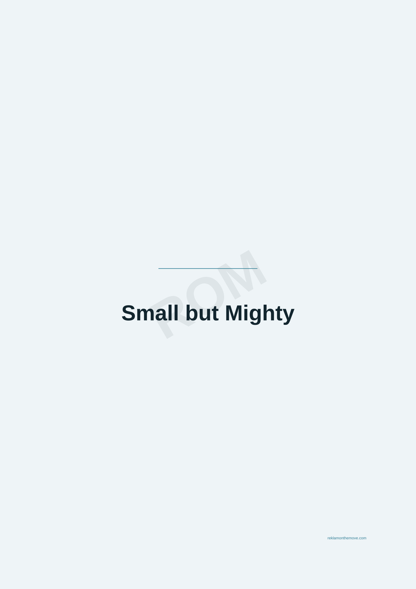 Small but Mighty · Okyanus — ROM dijital ürün önizlemesi (filigranlı)