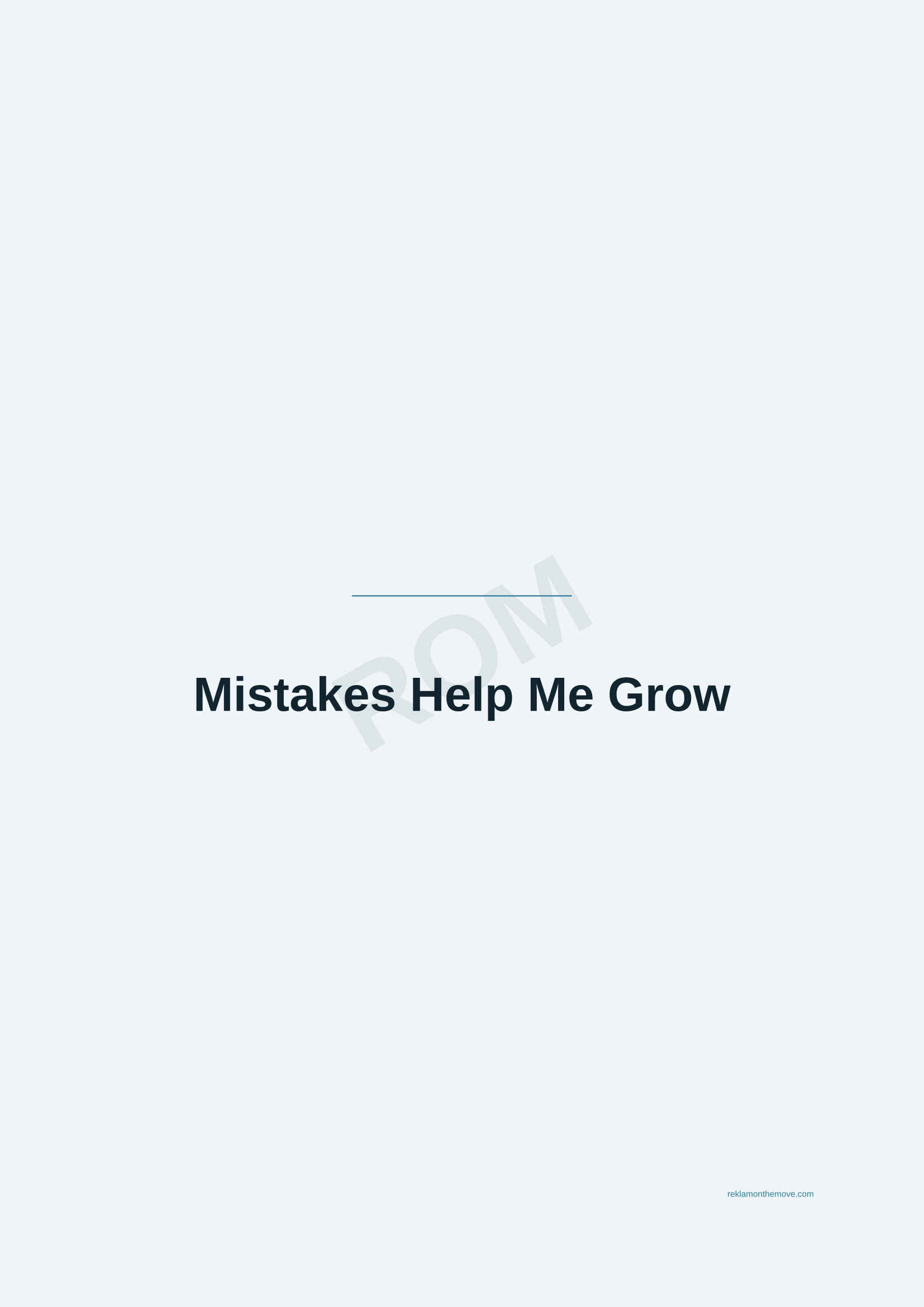 Mistakes Help Me Grow · Okyanus — ROM dijital ürün önizlemesi (filigranlı)