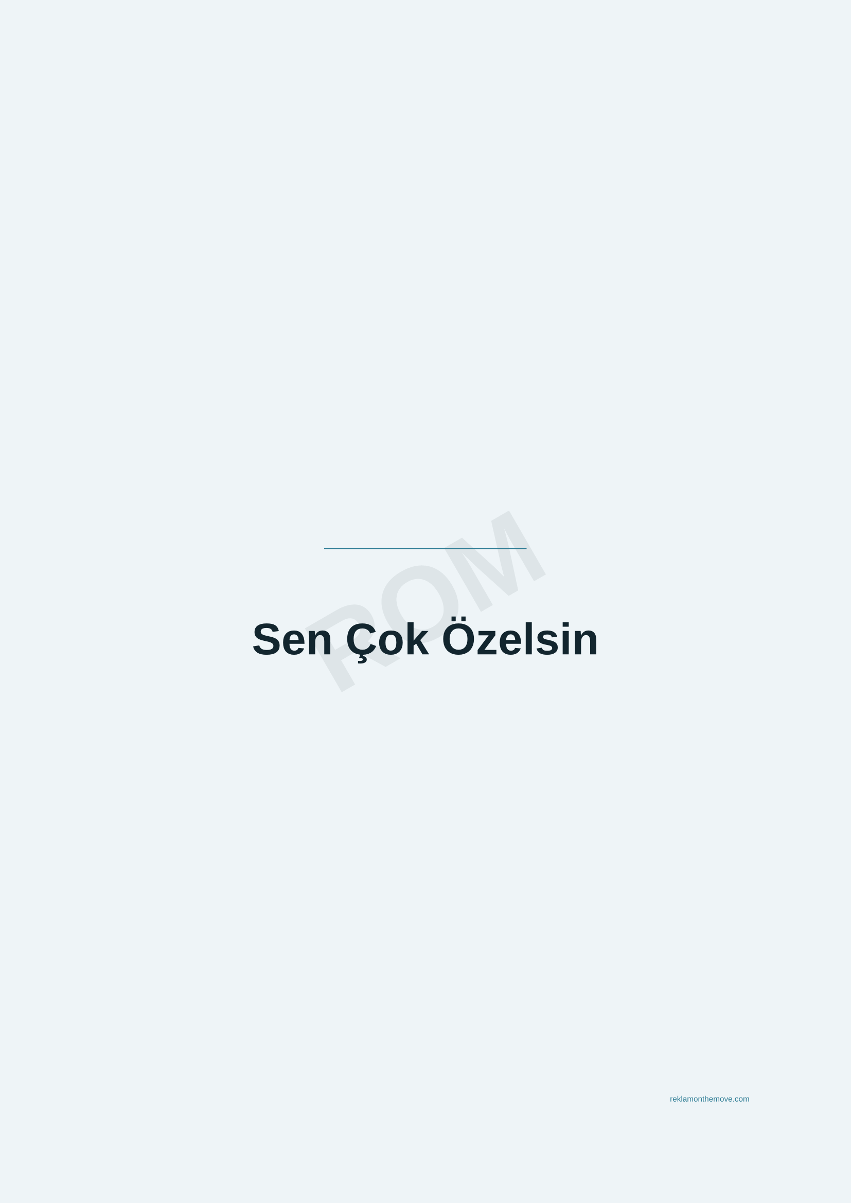 Sen Çok Özelsin · Okyanus — ROM dijital ürün önizlemesi (filigranlı)