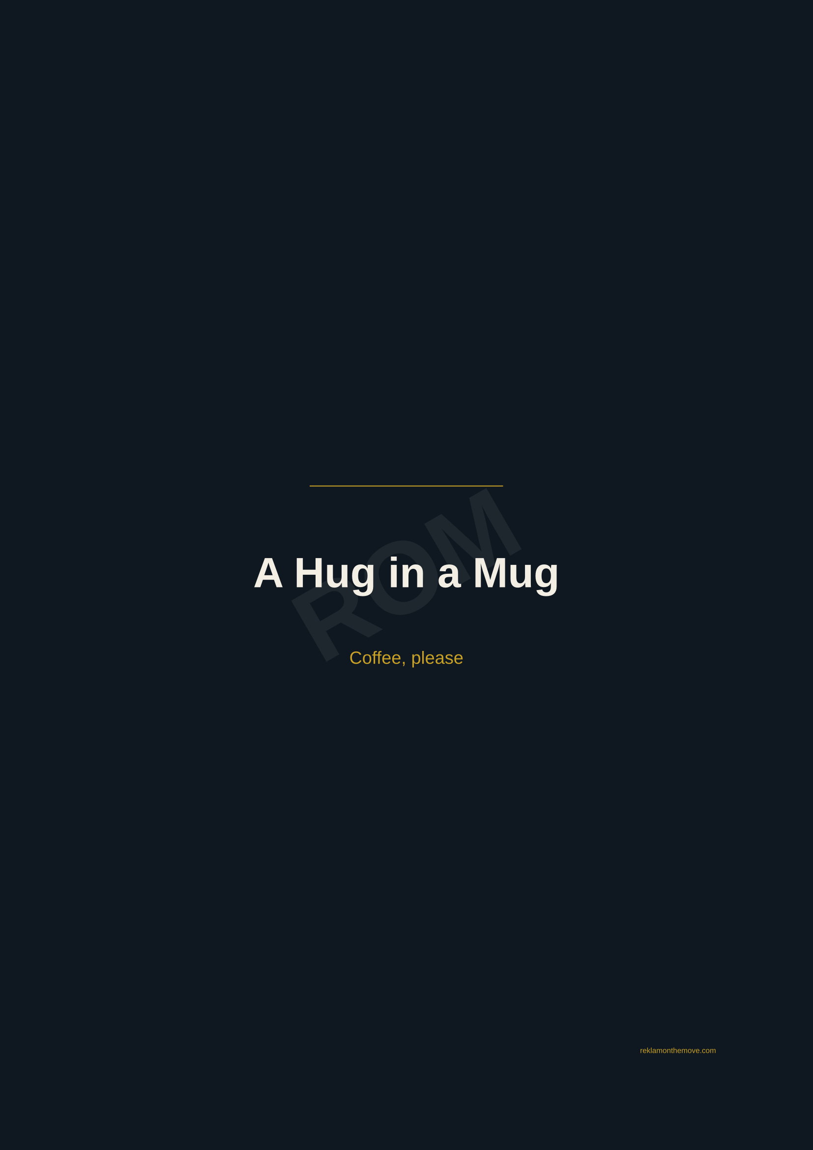 A Hug in a Mug · Gece — ROM dijital ürün önizlemesi (filigranlı)