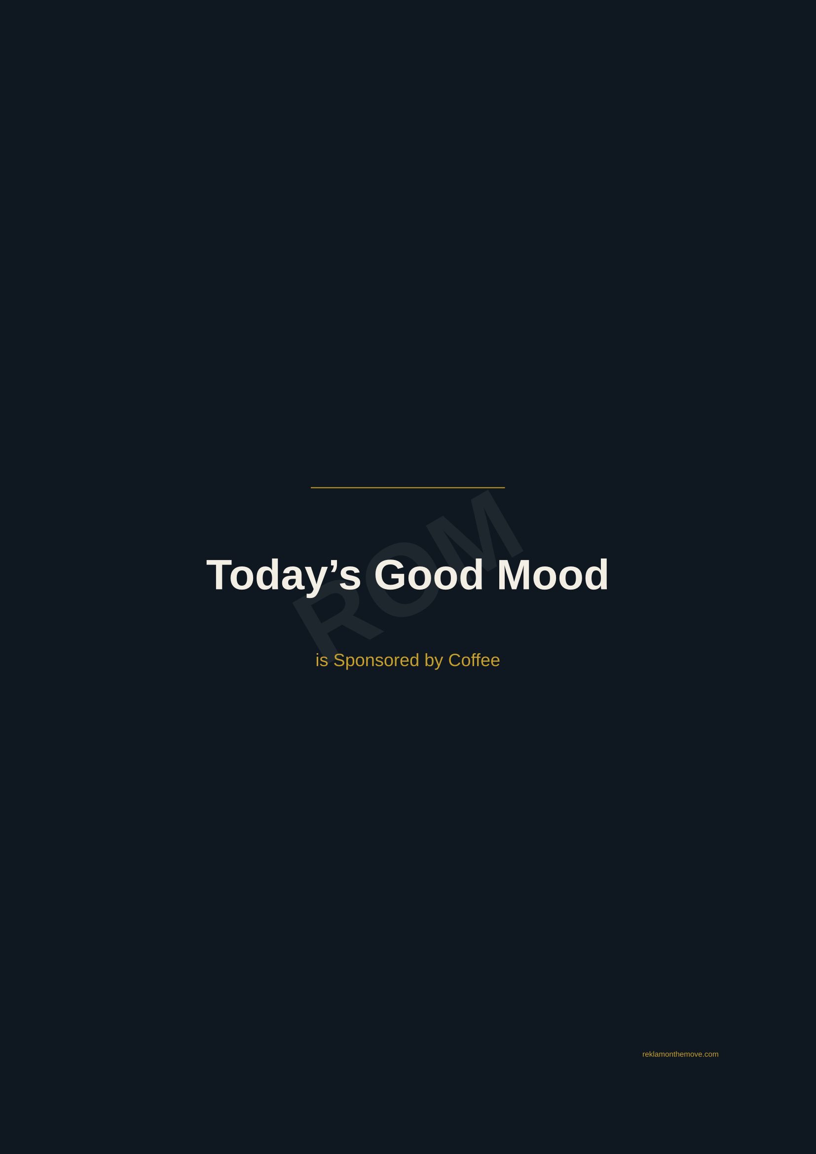 Today's Good Mood · Gece — ROM dijital ürün önizlemesi (filigranlı)