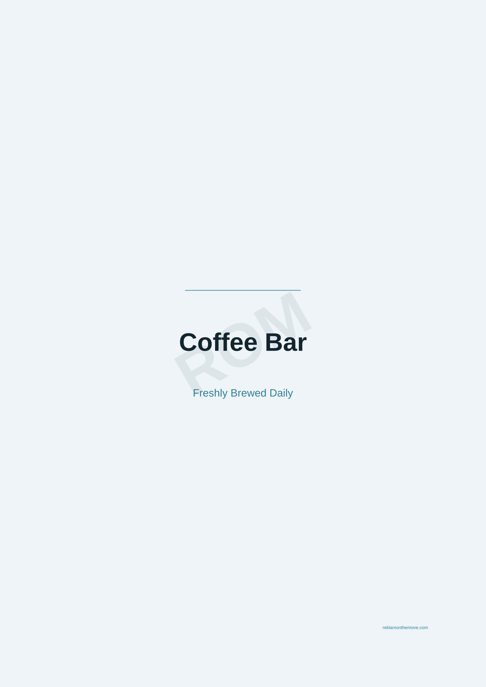 Coffee Bar · Okyanus — ROM dijital ürün önizlemesi (filigranlı)