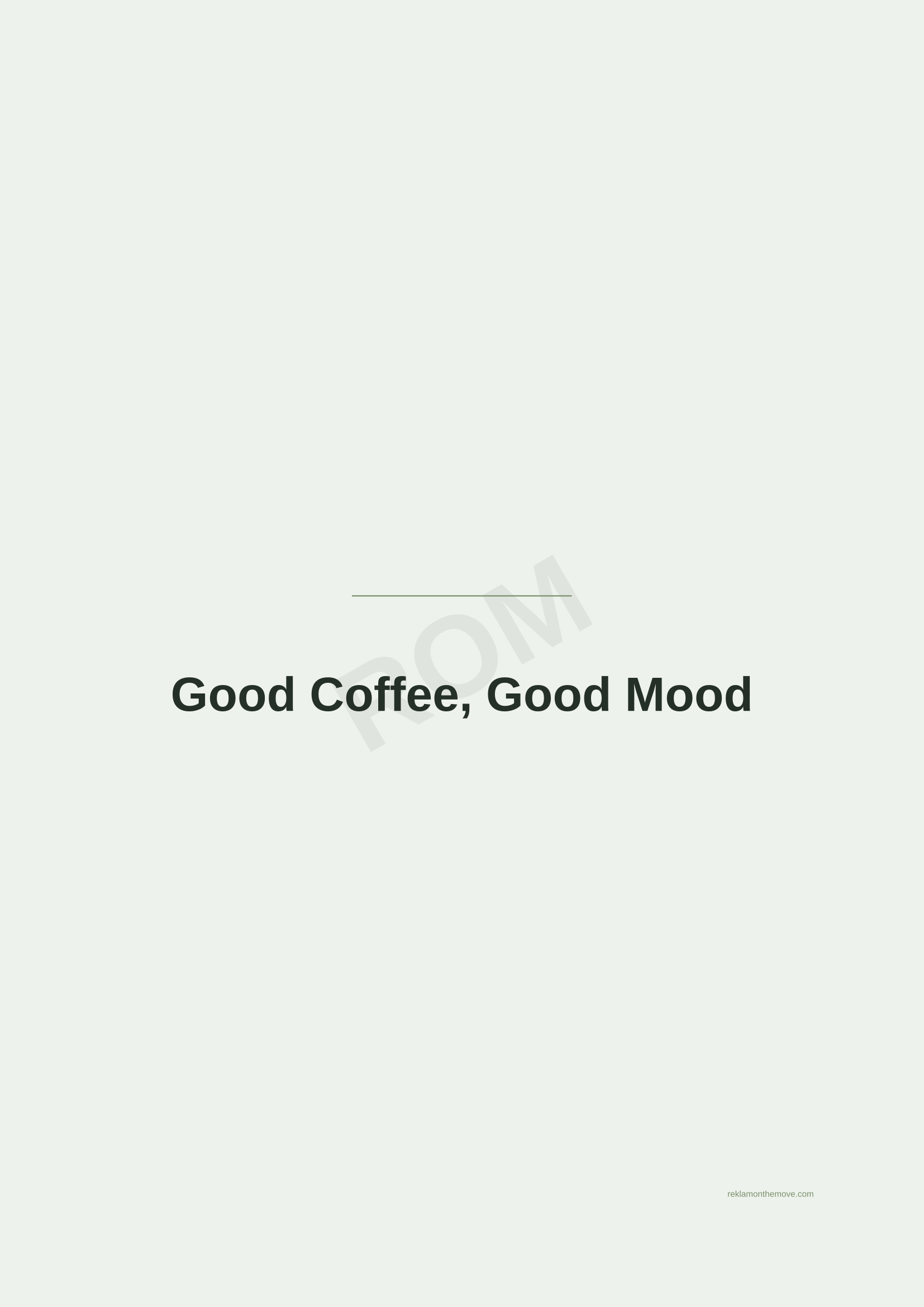 Good Coffee, Good Mood · Adaçayı — ROM dijital ürün önizlemesi (filigranlı)