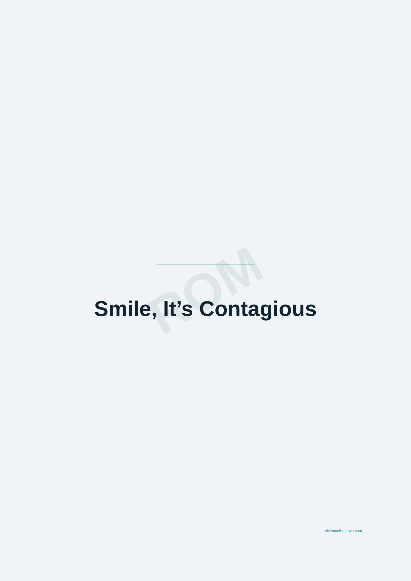 Smile, It's Contagious · Okyanus — ROM dijital ürün önizlemesi (filigranlı)