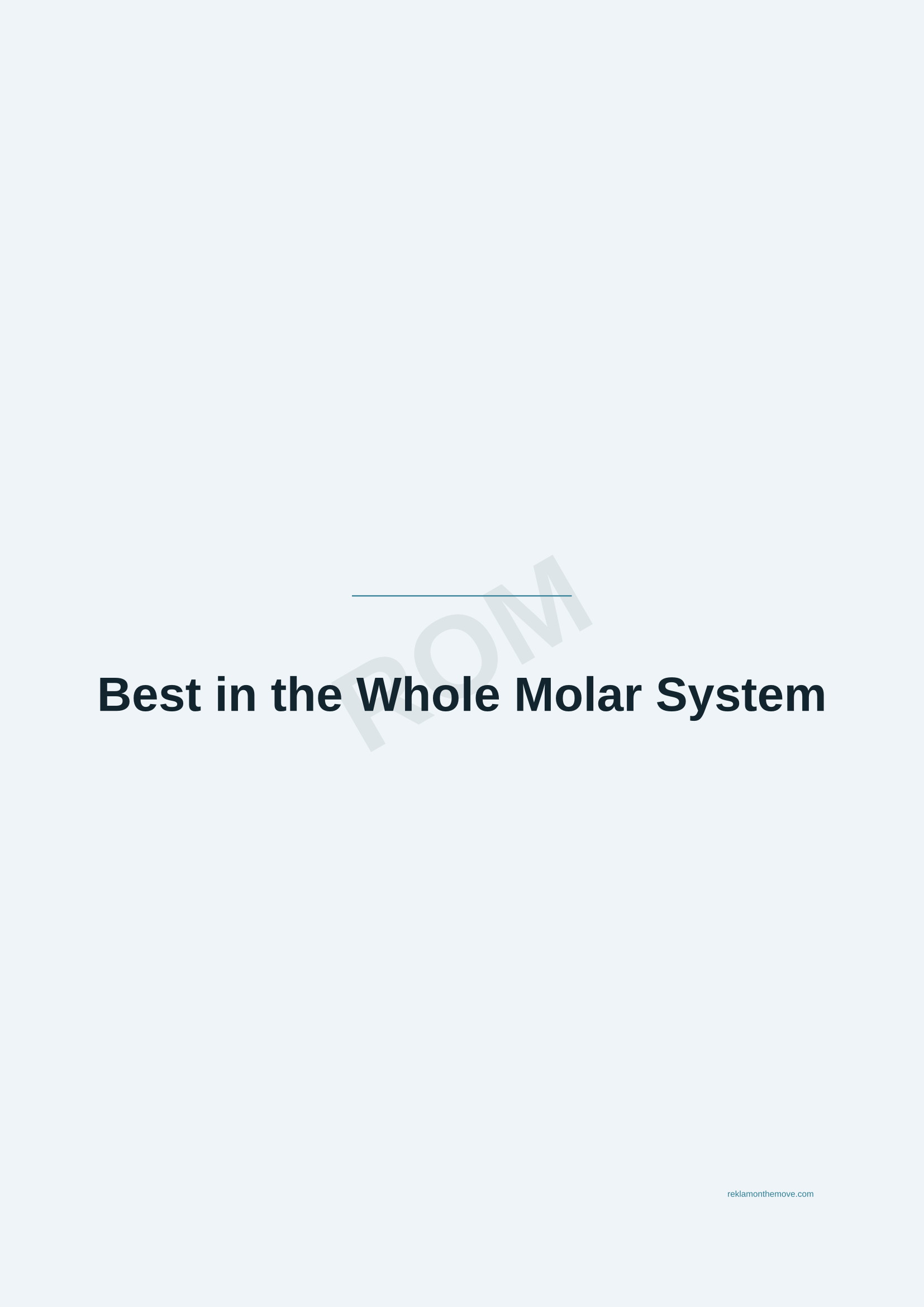Best in the Whole Molar System · Okyanus — ROM dijital ürün önizlemesi (filigranlı)