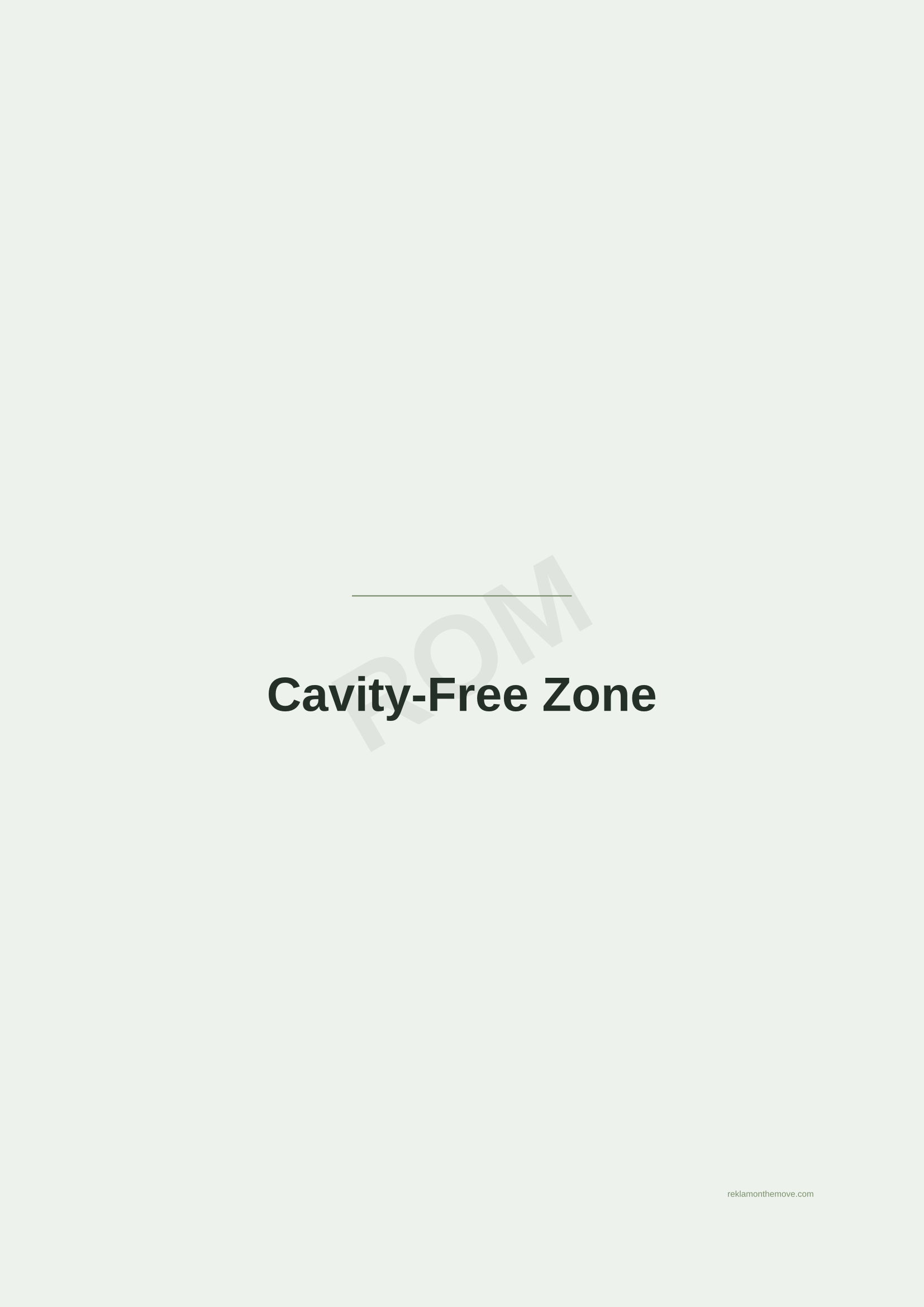 Cavity-Free Zone · Adaçayı — ROM dijital ürün önizlemesi (filigranlı)