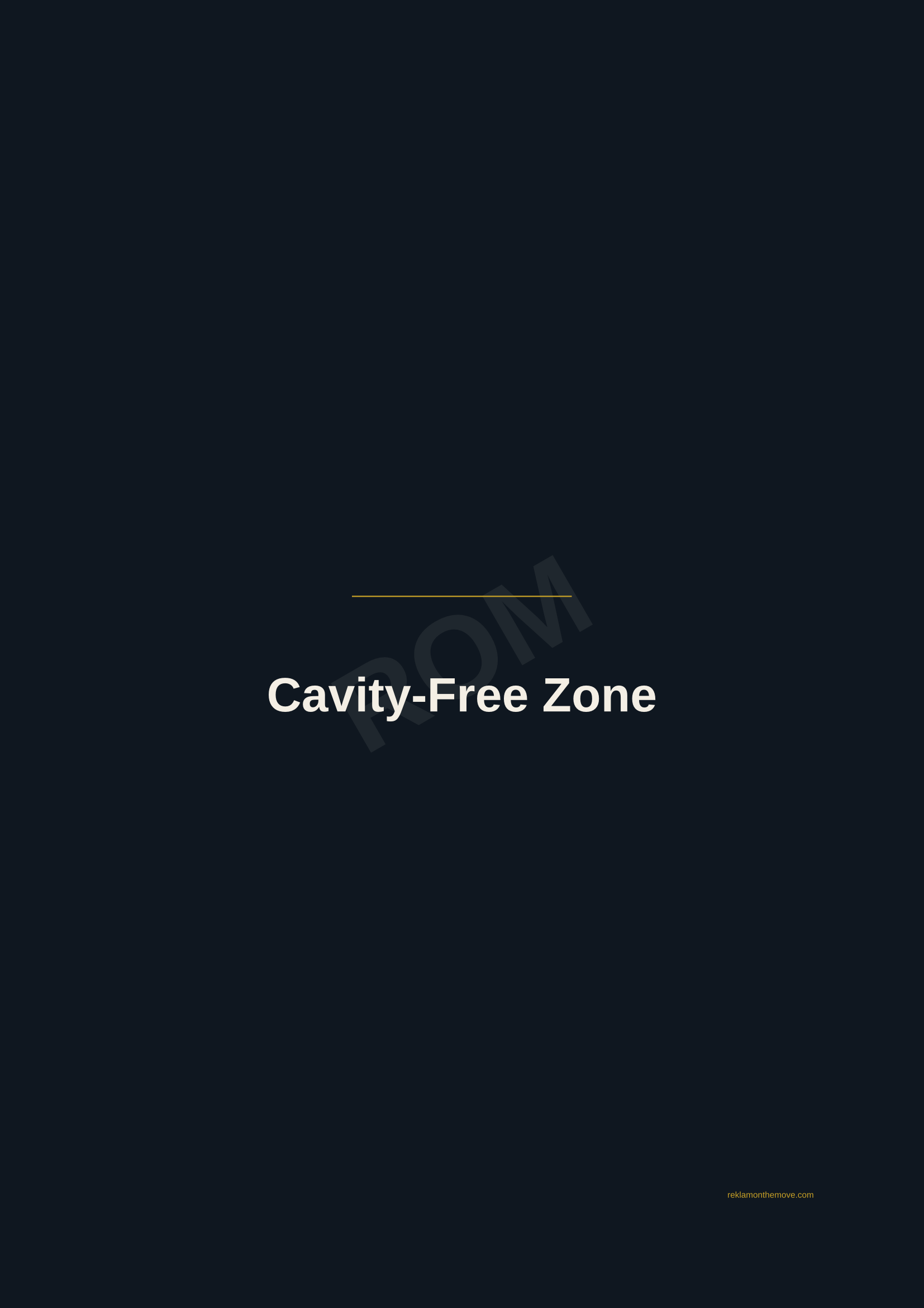 Cavity-Free Zone · Gece — ROM dijital ürün önizlemesi (filigranlı)