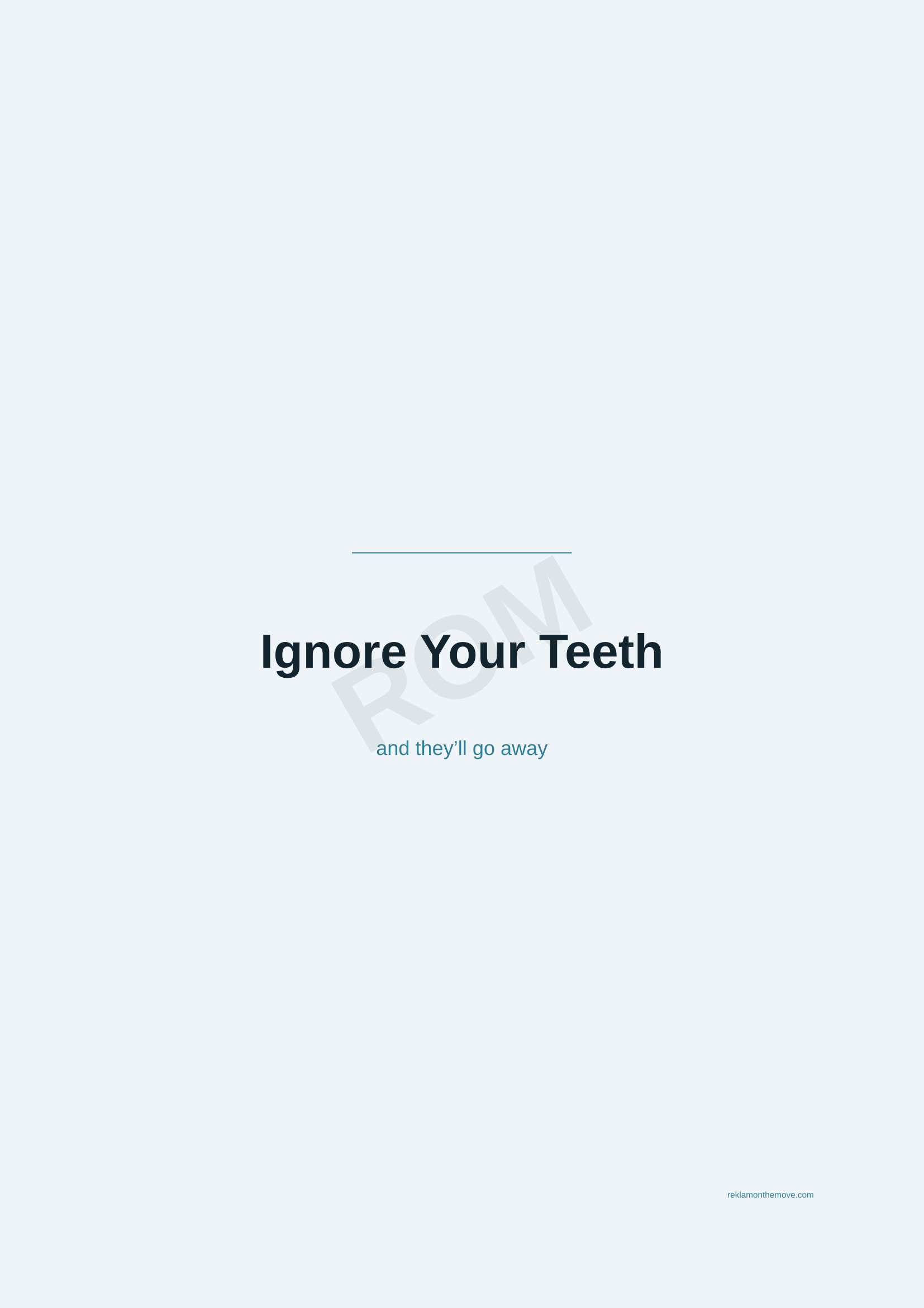 Ignore Your Teeth · Okyanus — ROM dijital ürün önizlemesi (filigranlı)