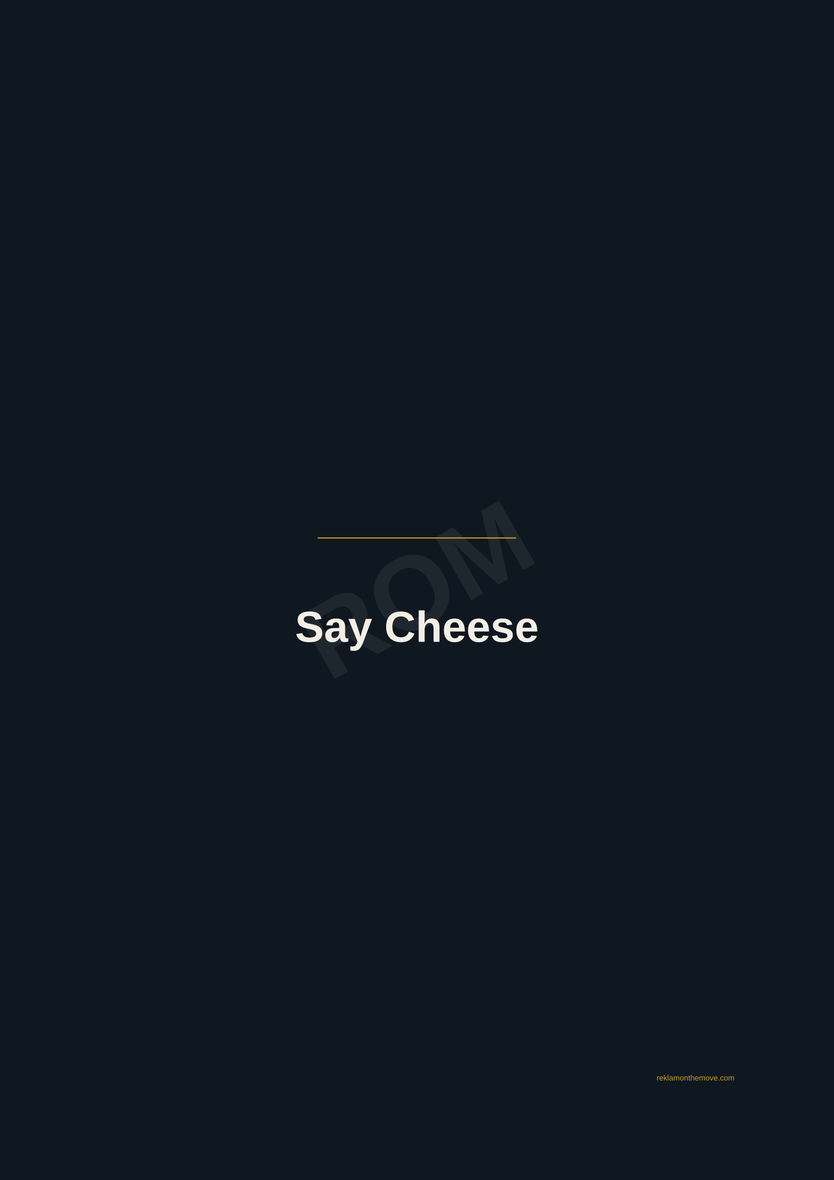 Say Cheese · Gece — ROM dijital ürün önizlemesi (filigranlı)