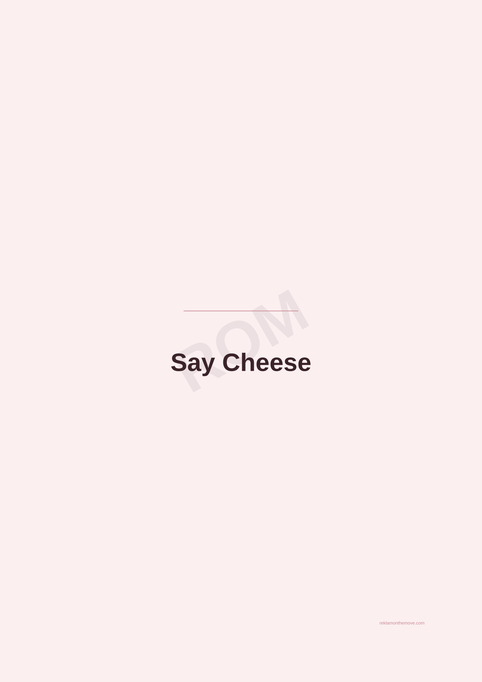 Say Cheese · Gül — ROM dijital ürün önizlemesi (filigranlı)