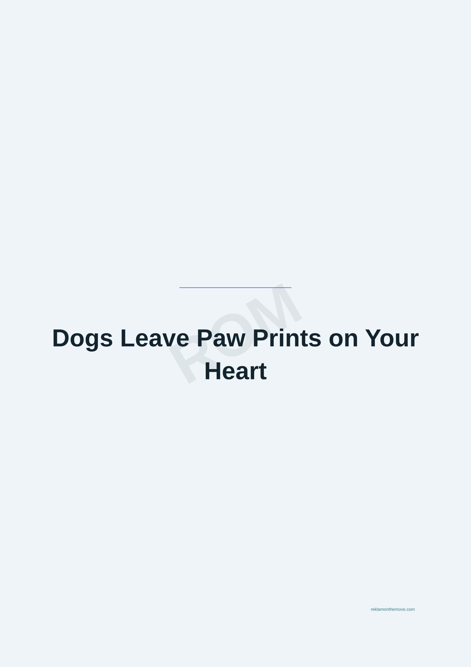 Dogs Leave Paw Prints on Your Heart · Okyanus — ROM dijital ürün önizlemesi (filigranlı)