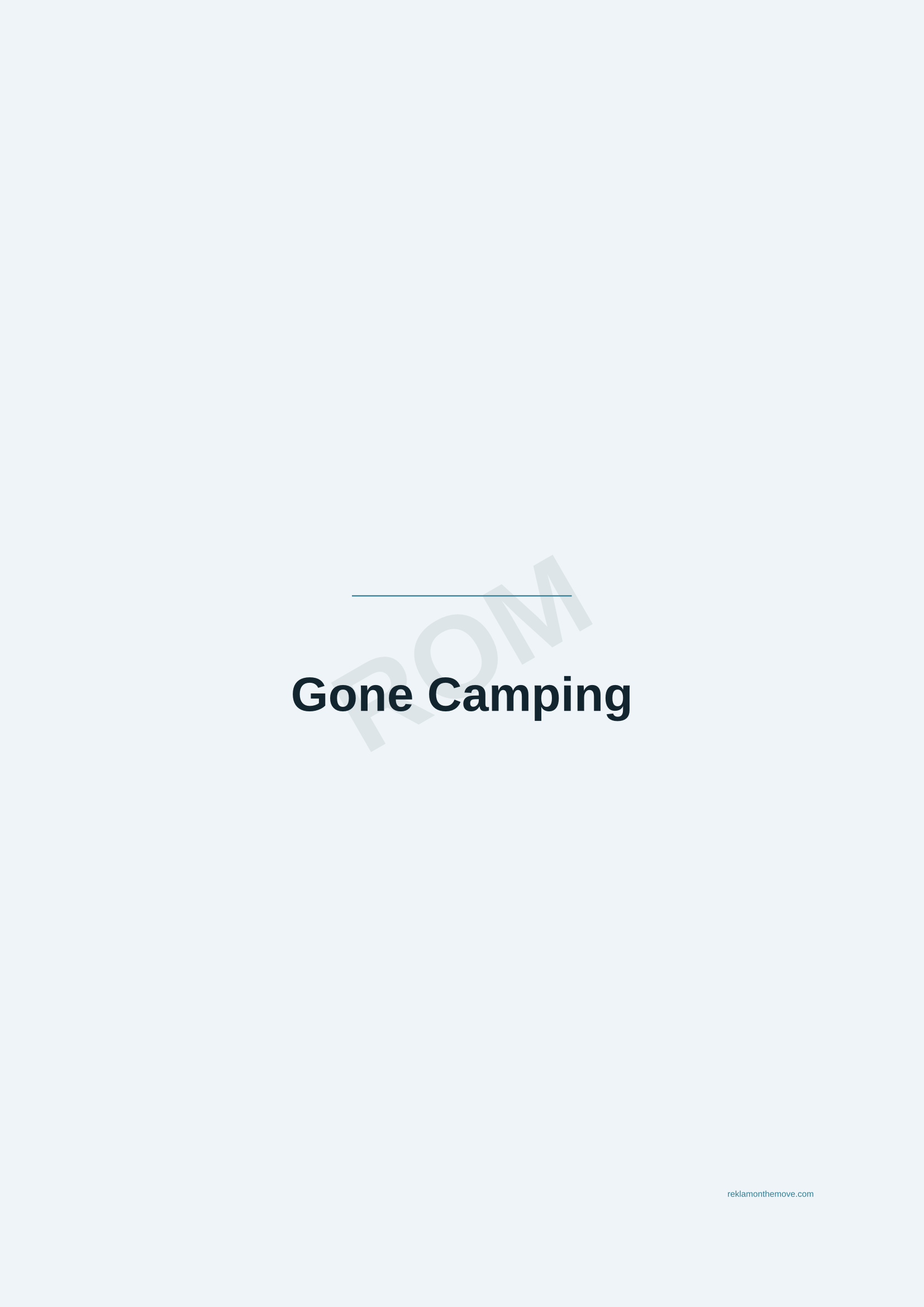 Gone Camping · Okyanus — ROM dijital ürün önizlemesi (filigranlı)