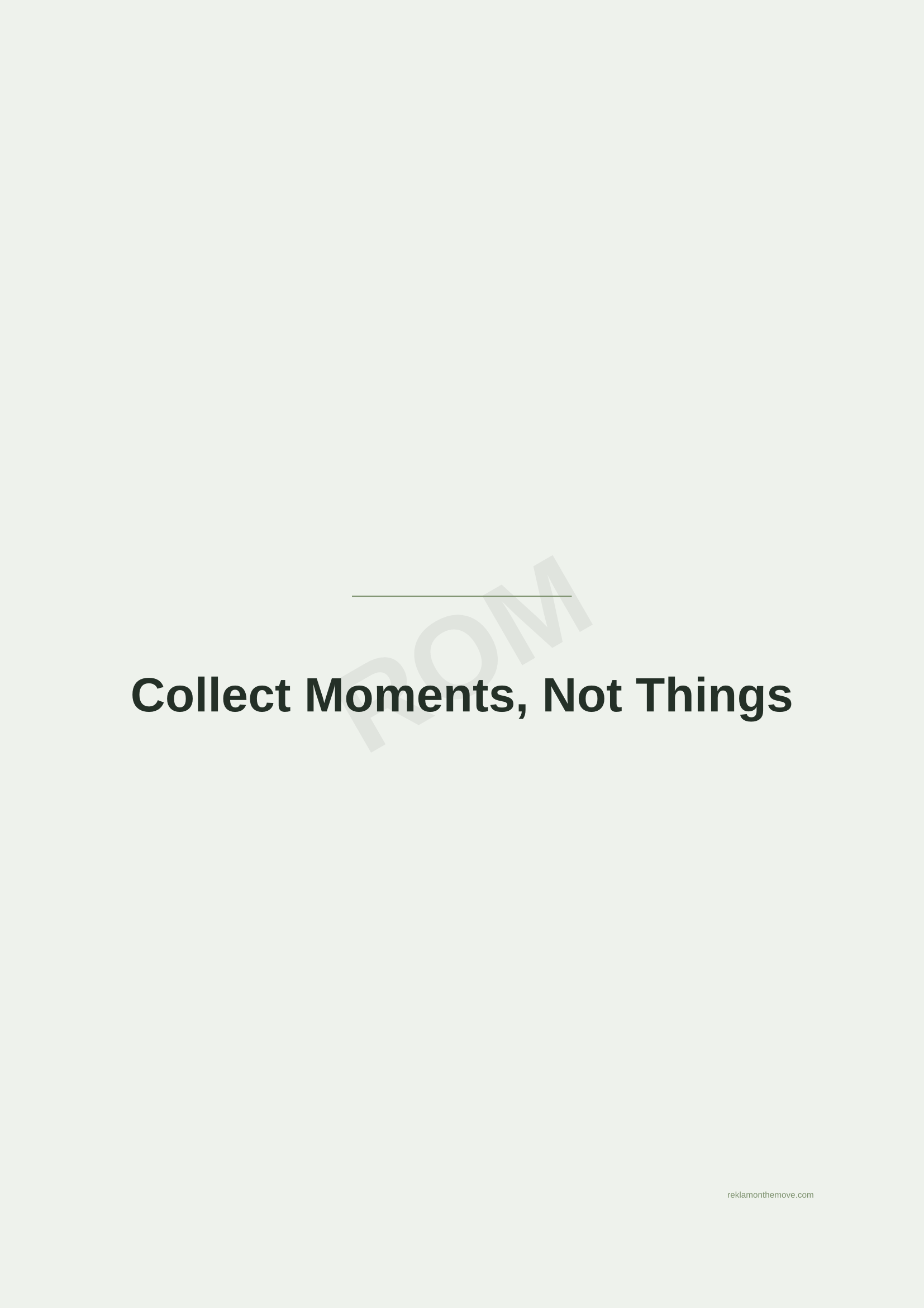 Collect Moments, Not Things · Adaçayı — ROM dijital ürün önizlemesi (filigranlı)
