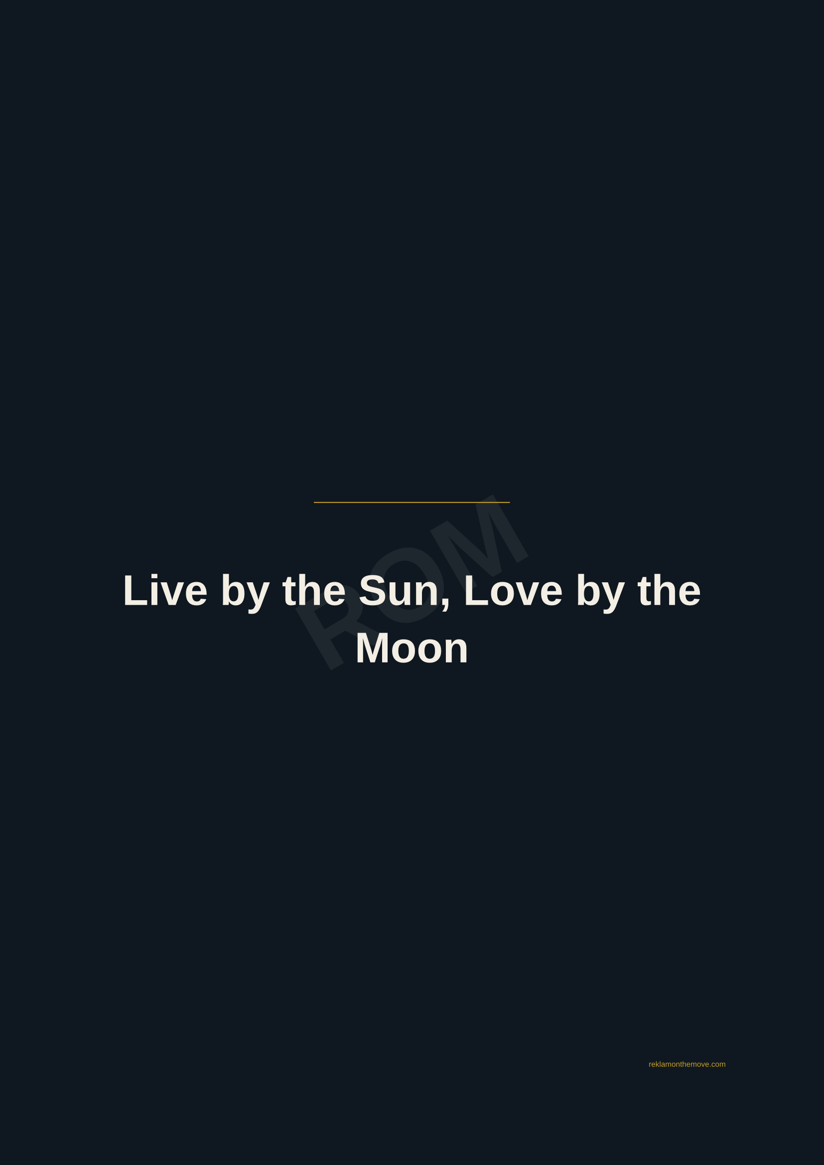 Live by the Sun, Love by the Moon · Gece — ROM dijital ürün önizlemesi (filigranlı)