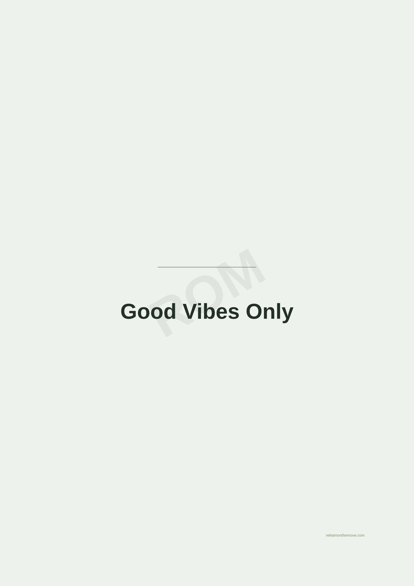 Good Vibes Only · Adaçayı — ROM dijital ürün önizlemesi (filigranlı)