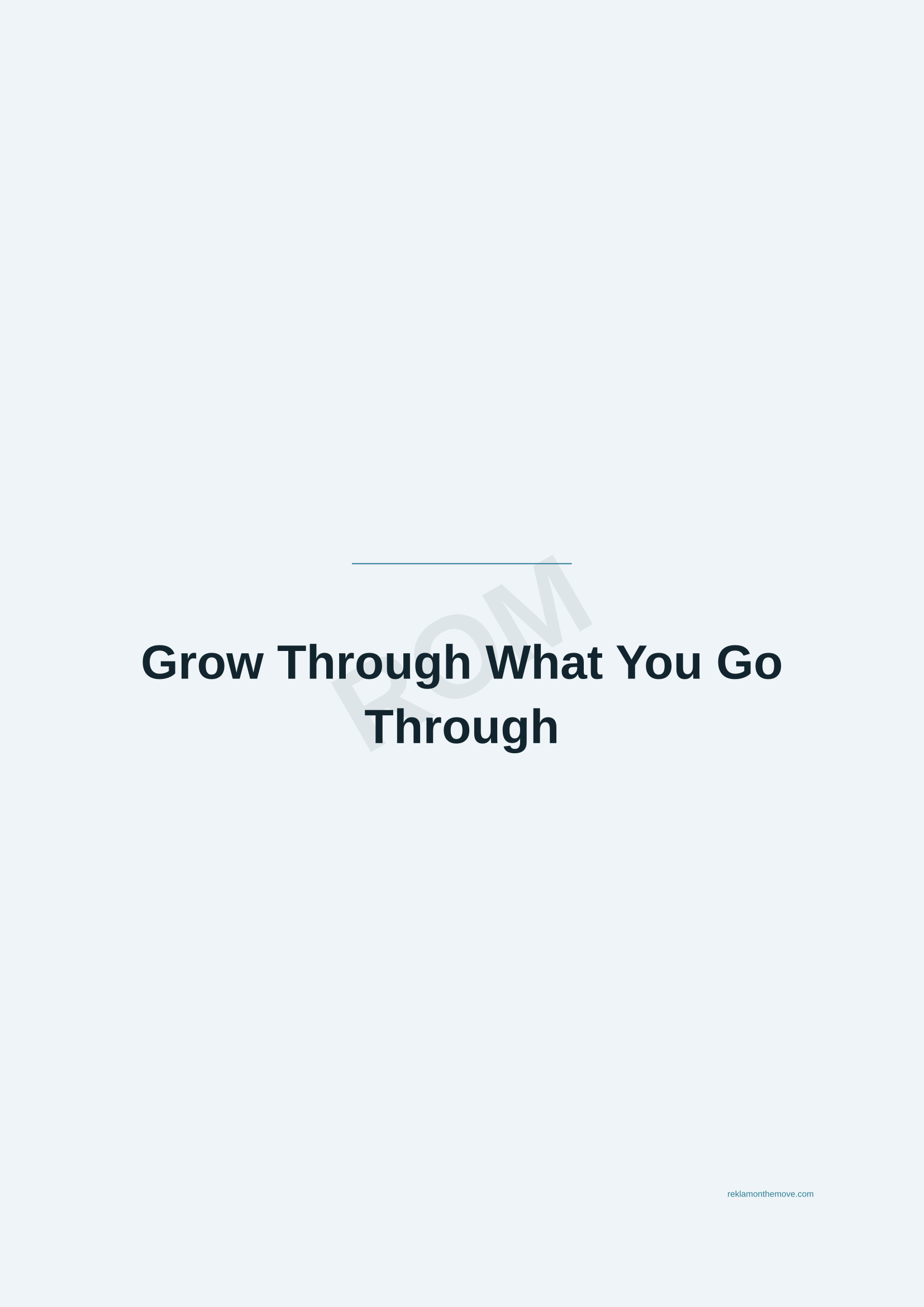 Grow Through What You Go Through · Okyanus — ROM dijital ürün önizlemesi (filigranlı)