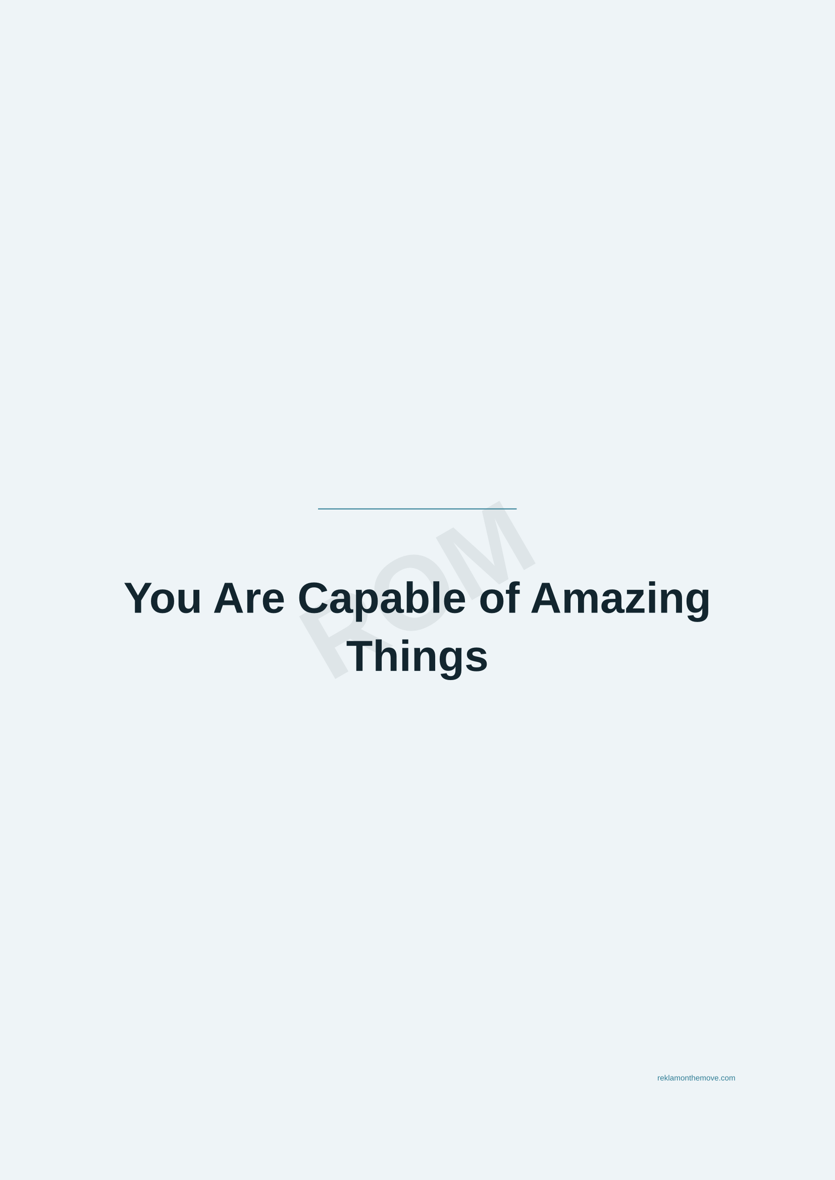 You Are Capable of Amazing Things · Okyanus — ROM dijital ürün önizlemesi (filigranlı)
