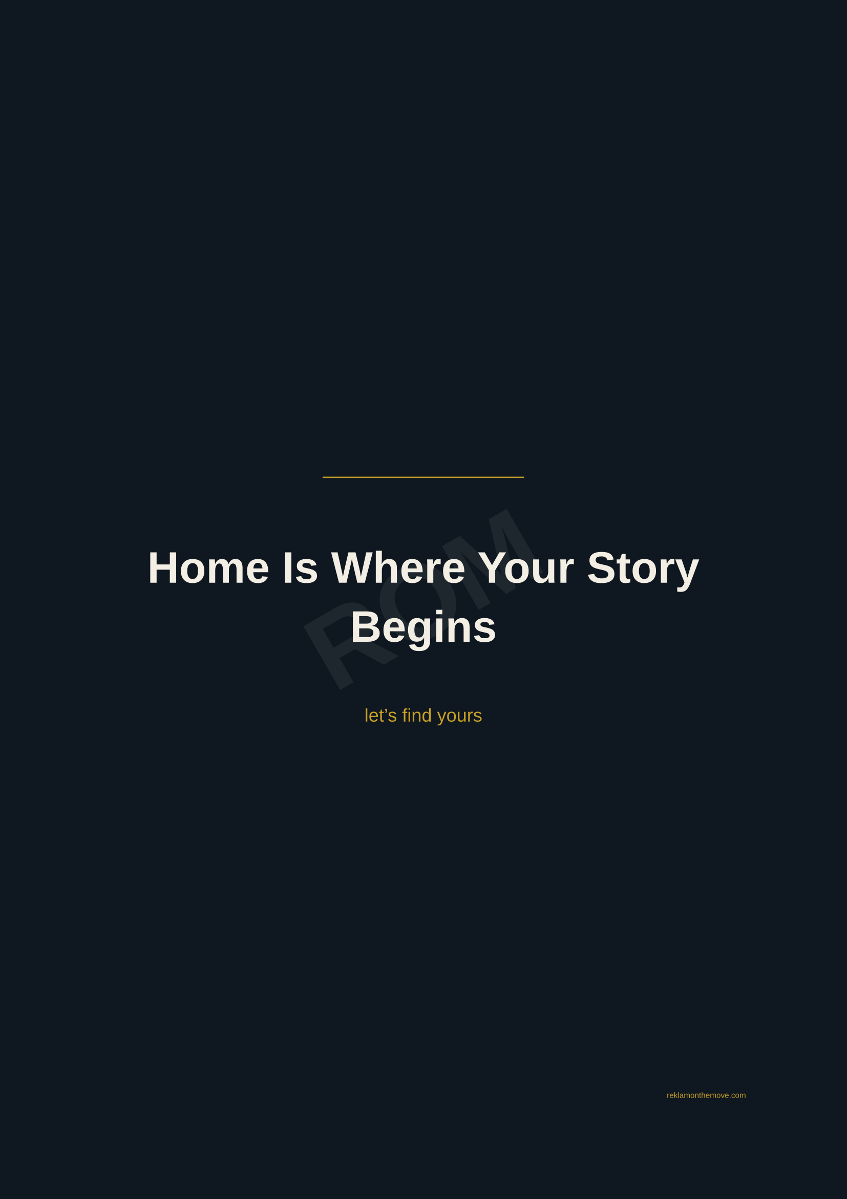 Home Is Where Your Story Begins · Gece — ROM dijital ürün önizlemesi (filigranlı)