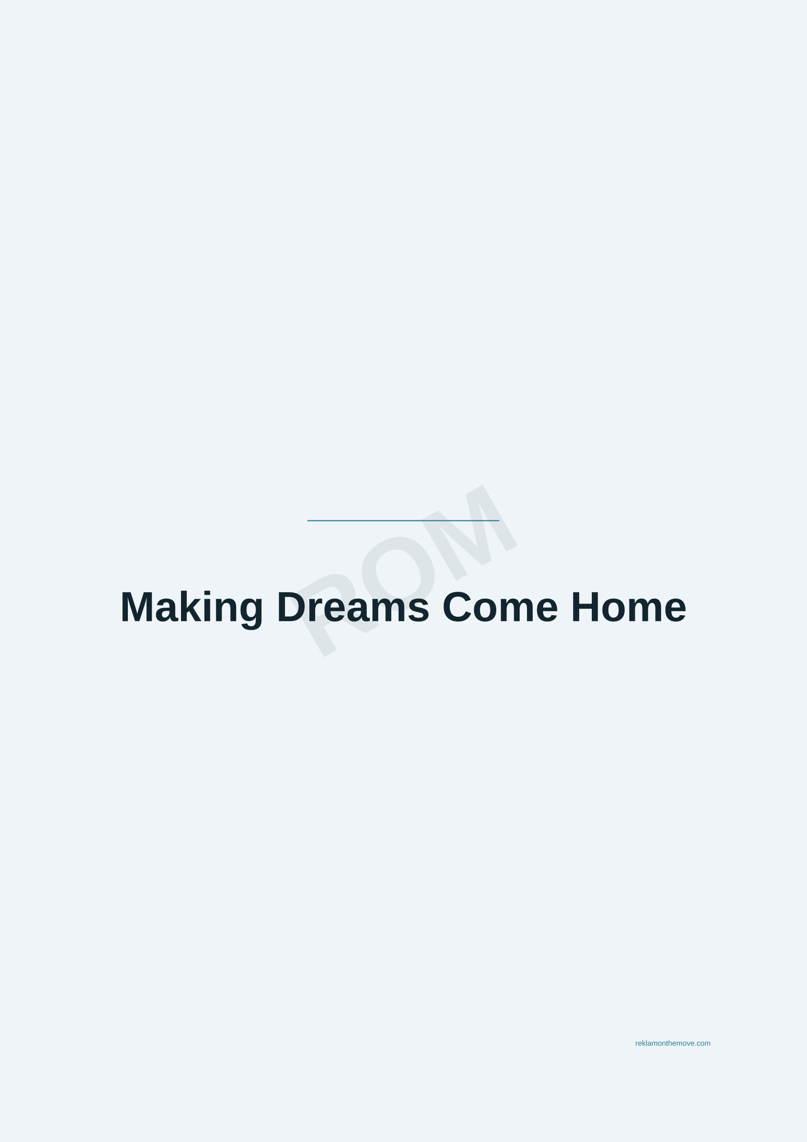 Making Dreams Come Home · Okyanus — ROM dijital ürün önizlemesi (filigranlı)