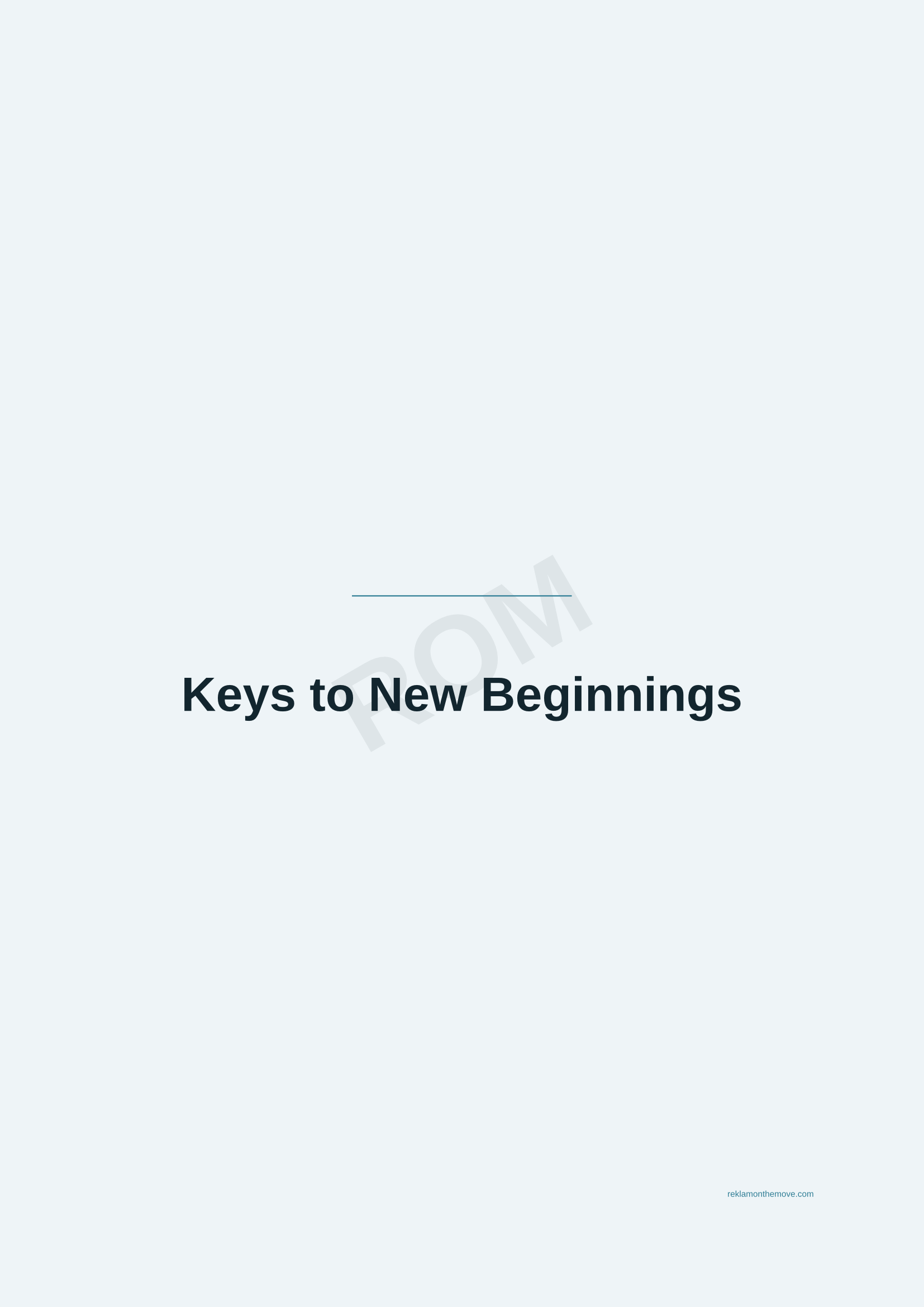 Keys to New Beginnings · Okyanus — ROM dijital ürün önizlemesi (filigranlı)