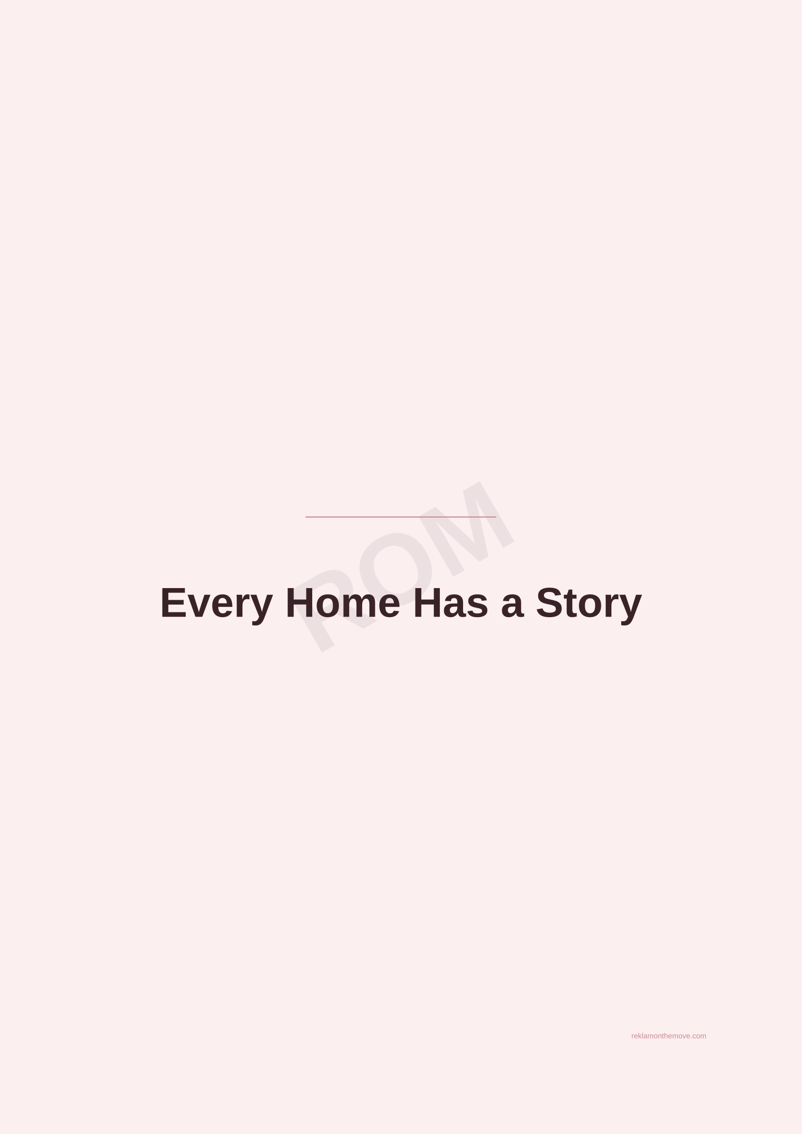 Every Home Has a Story · Gül — ROM dijital ürün önizlemesi (filigranlı)